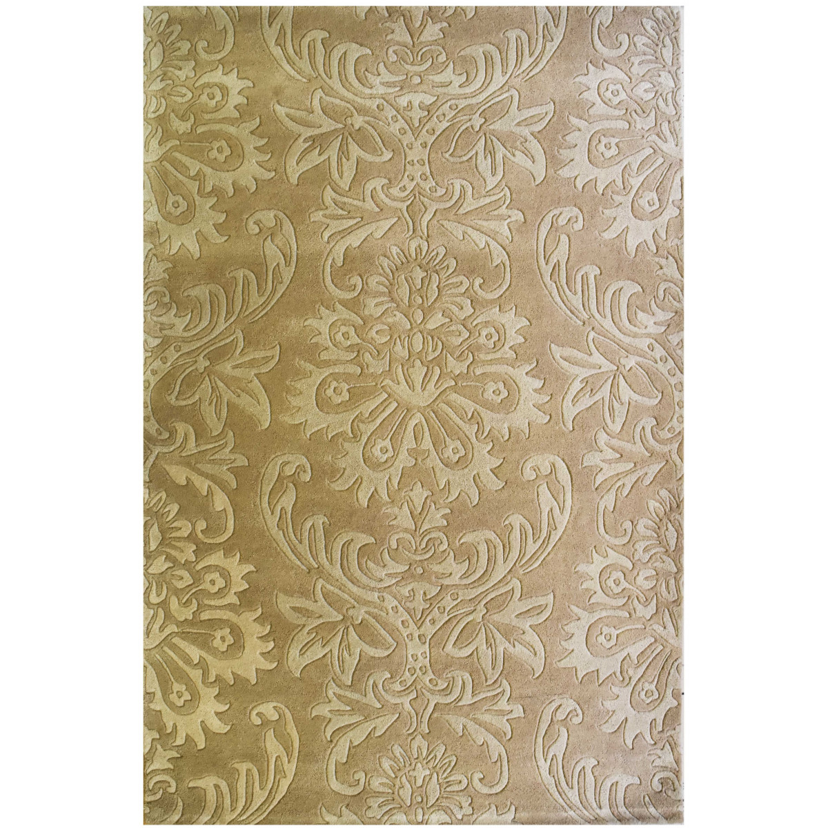 Ručně vyrobený kusový koberec Simple Beige