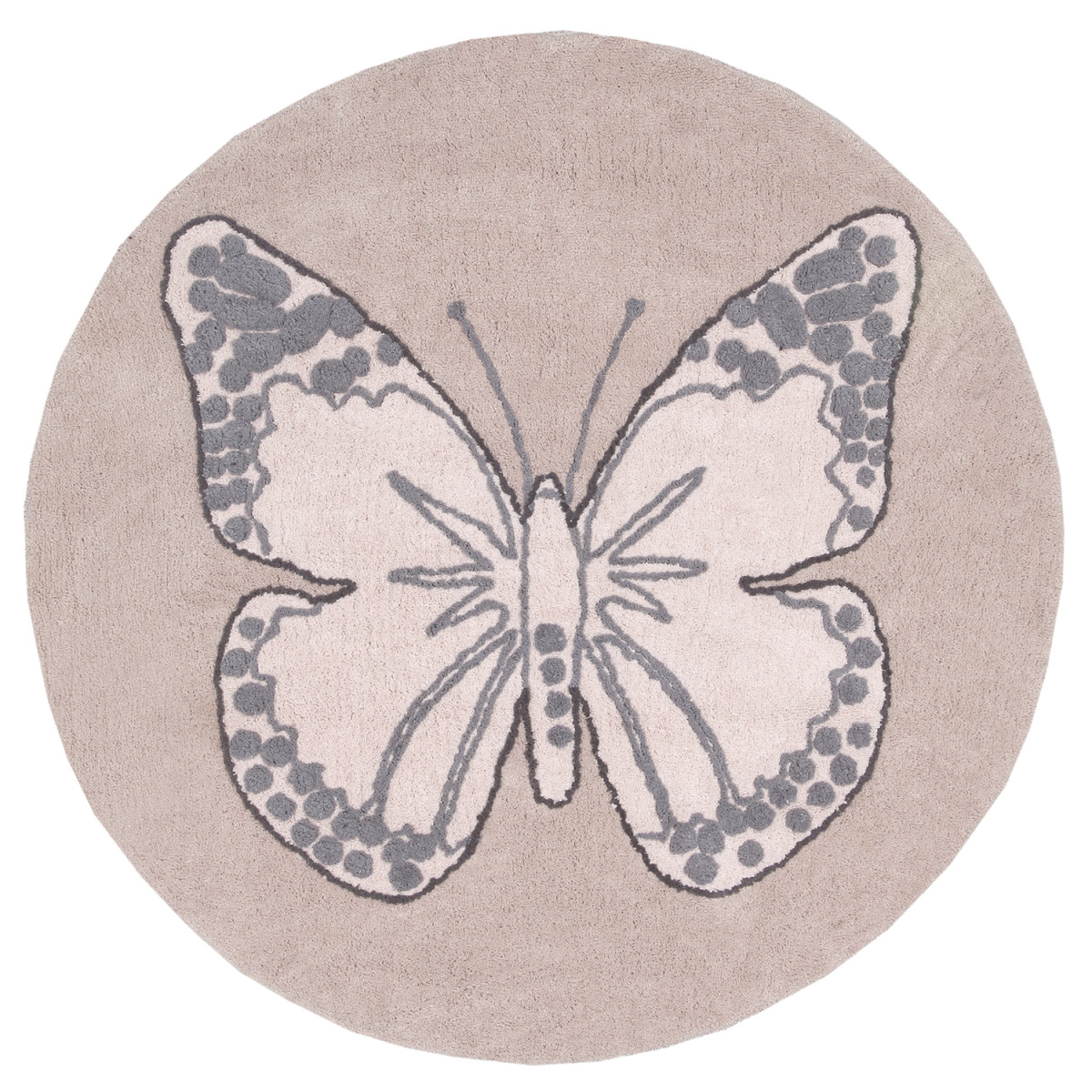 Přírodní koberec, ručně tkaný Butterfly
