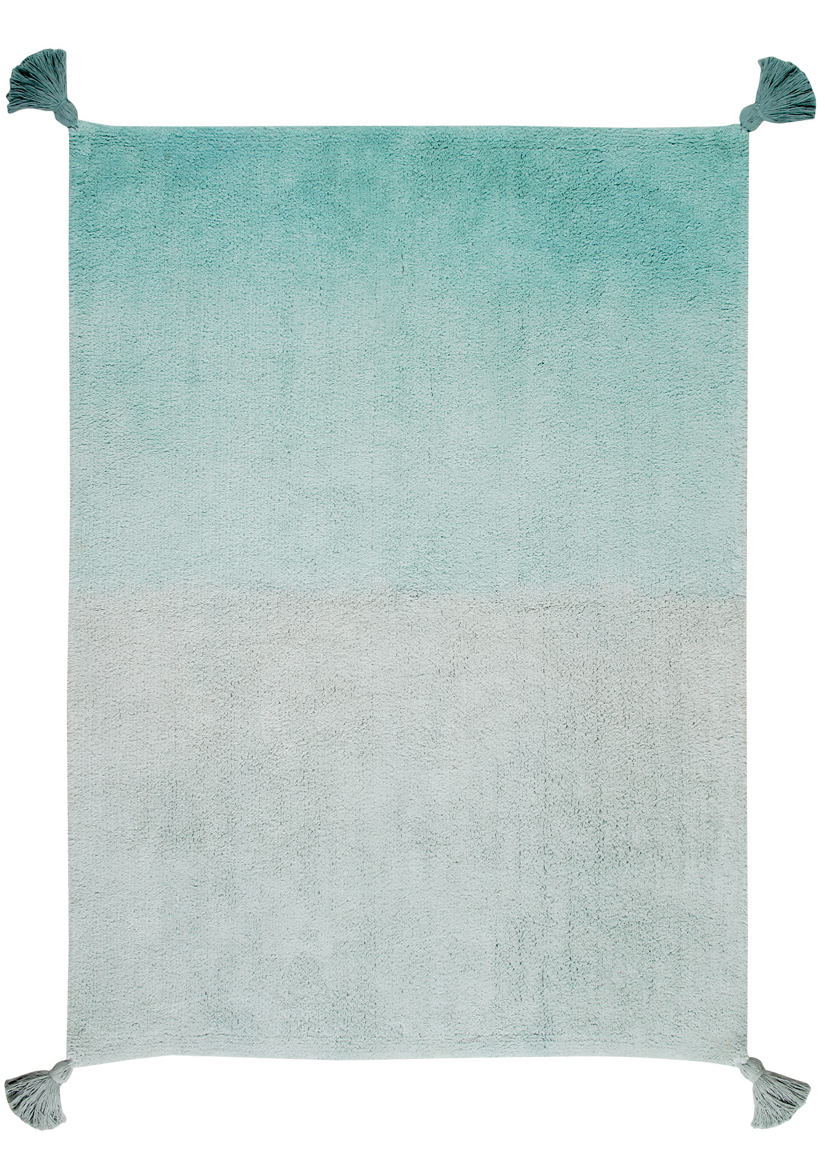 Levně Lorena Canals koberce Přírodní koberec, ručně tkaný Ombré Emerald - 120x160 cm