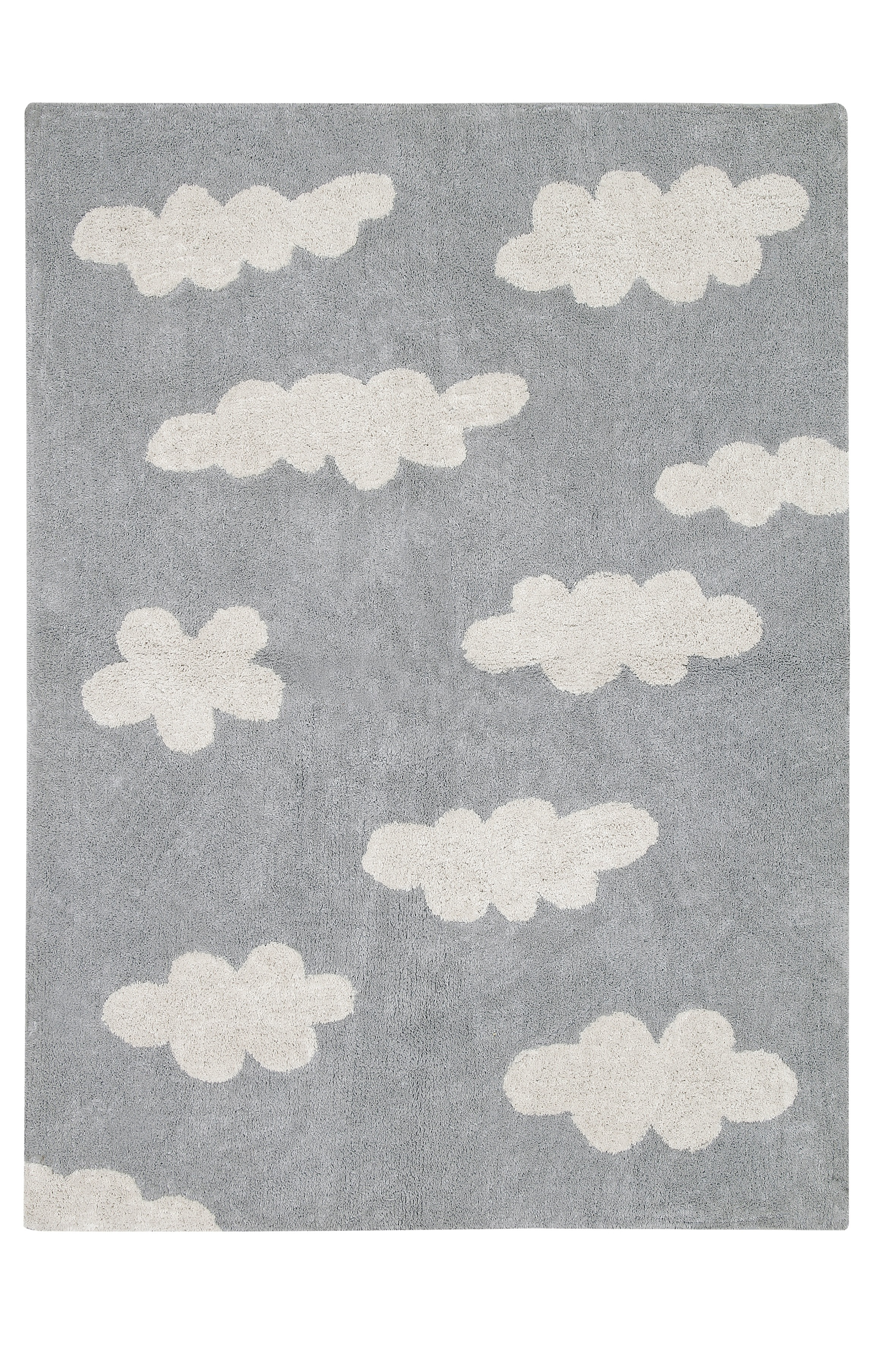 Levně Lorena Canals koberce Přírodní koberec, ručně tkaný Clouds Grey - 120x160 cm
