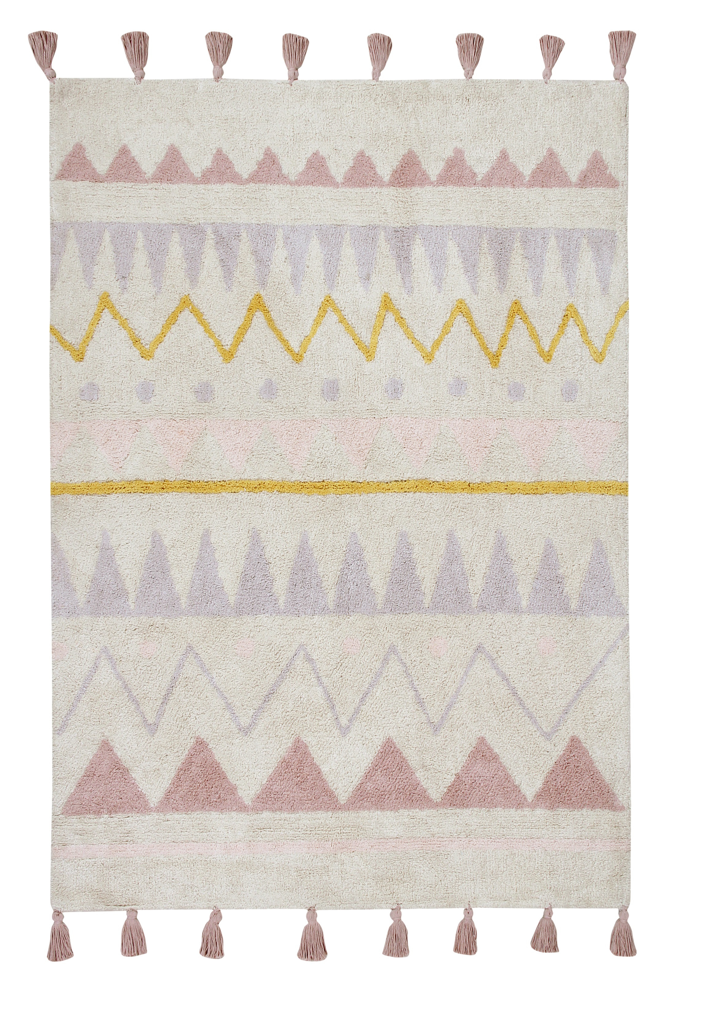 Levně Lorena Canals koberce Přírodní koberec, ručně tkaný Azteca Natural-Vintage Nude - 120x160 cm