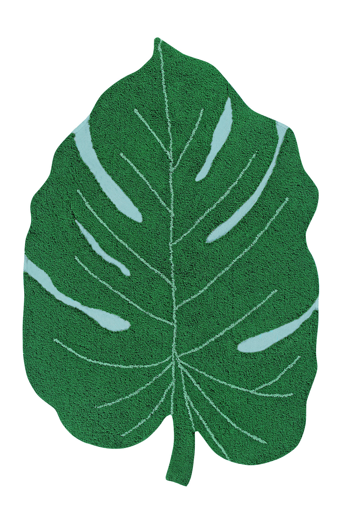 Levně Lorena Canals koberce Přírodní koberec, ručně tkaný Monstera Leaf - 120x180 cm