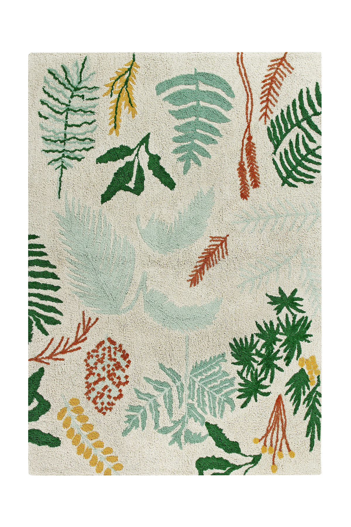 Levně Lorena Canals koberce Přírodní koberec, ručně tkaný Botanic Plants - 140x200 cm