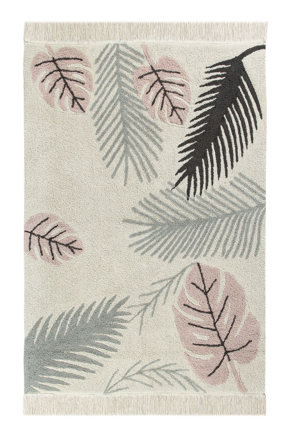 Levně Lorena Canals koberce Přírodní koberec, ručně tkaný Tropical Pink - 140x200 cm
