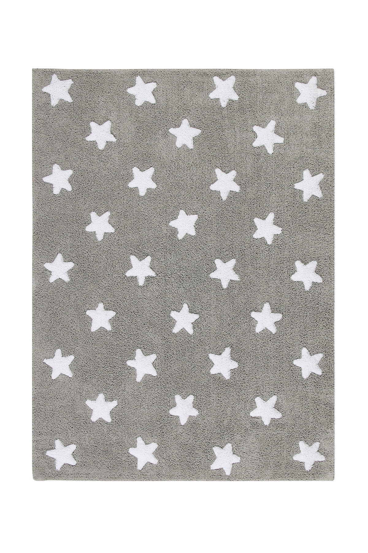 Levně Lorena Canals koberce Přírodní koberec, ručně tkaný Stars Grey-White - 120x160 cm
