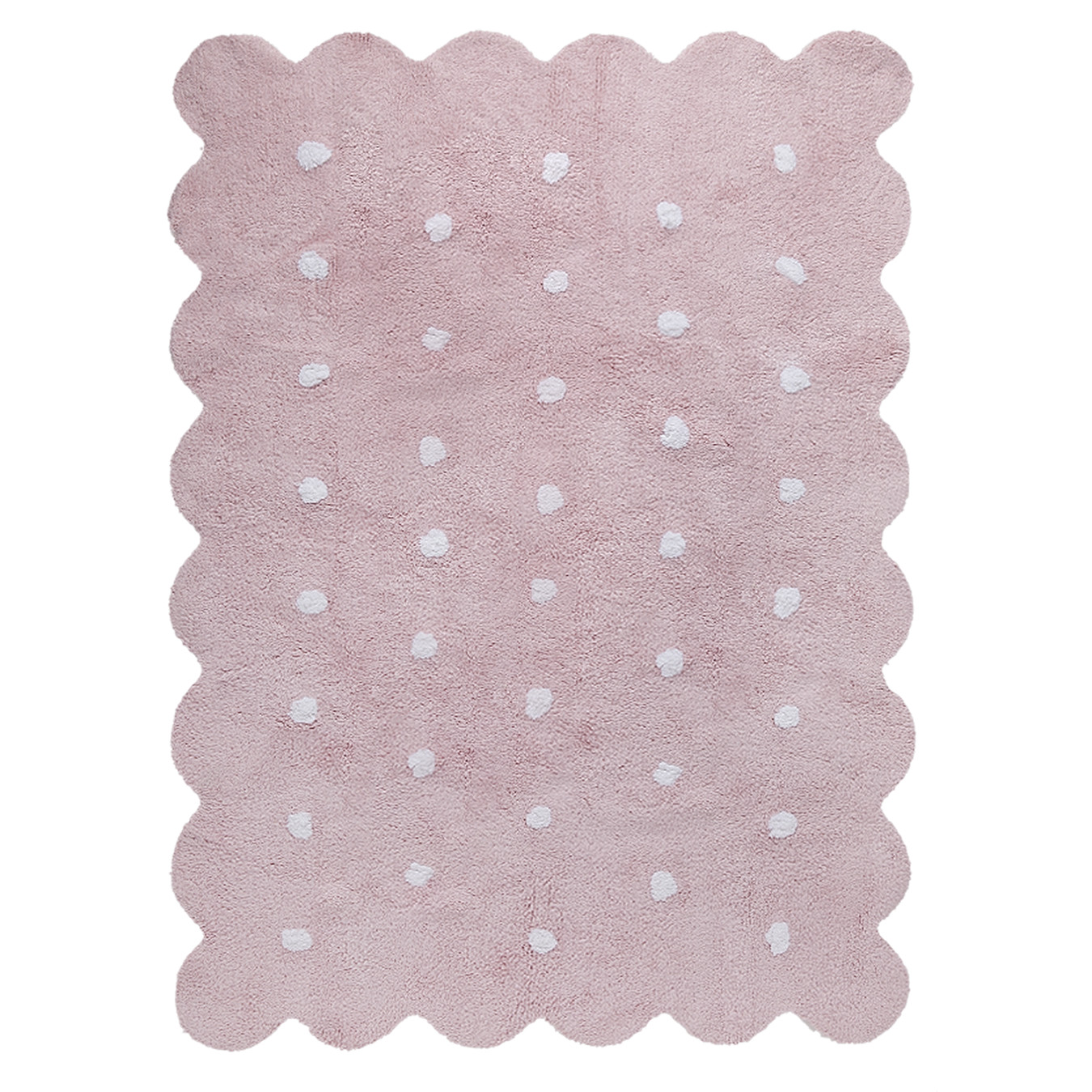 Levně Lorena Canals koberce Přírodní koberec, ručně tkaný Biscuit Pink - 120x160 cm