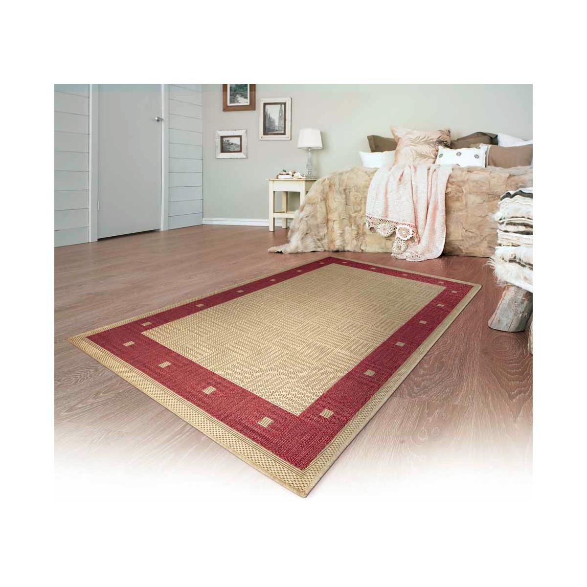 Kusový koberec SISALO/DAWN 879/O44P (J84 Red) – na ven i na doma
