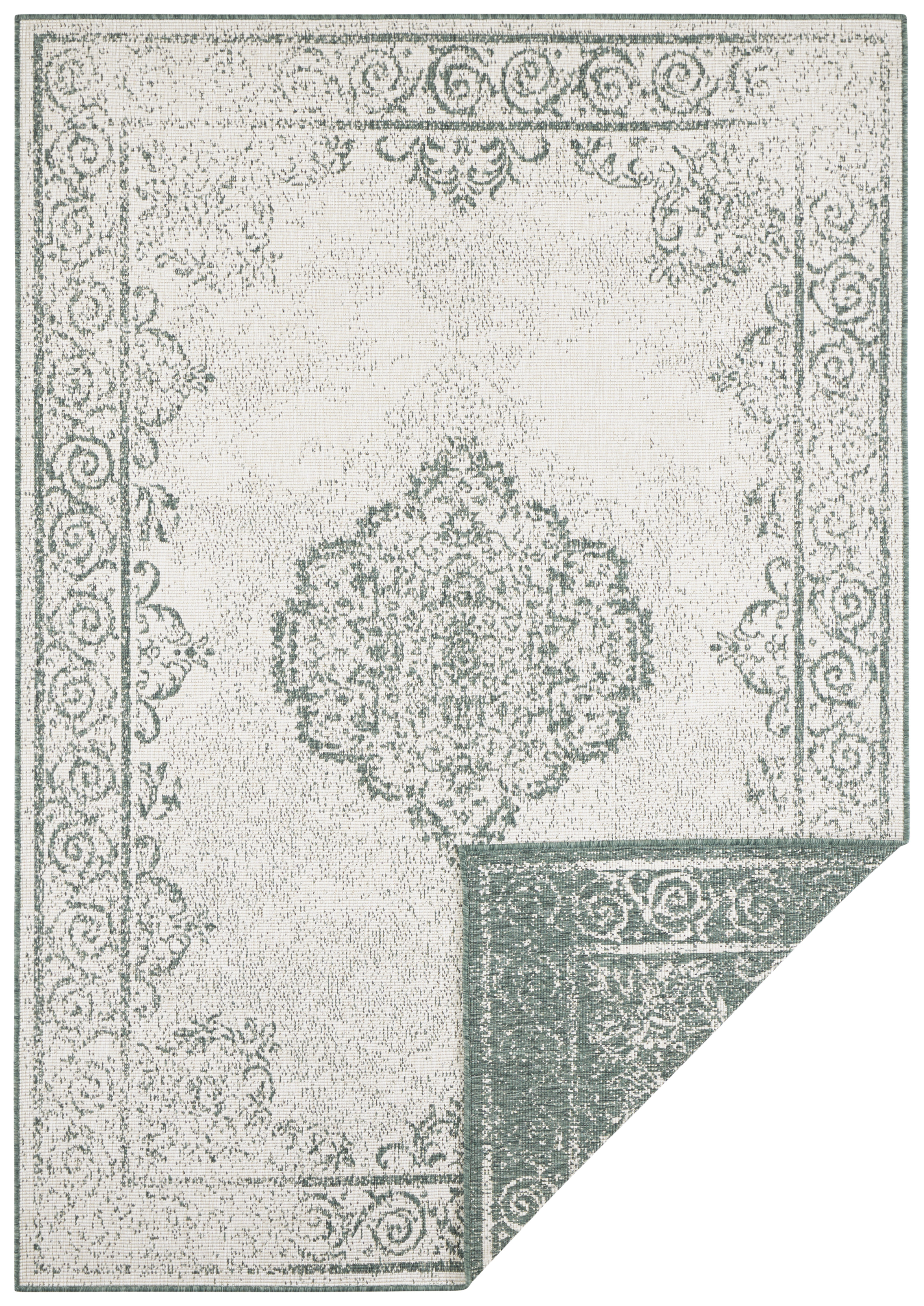 Levně NORTHRUGS - Hanse Home koberce Kusový koberec Twin Supreme 103869 Cebu Green/Cream – na ven i na doma - 200x290 cm