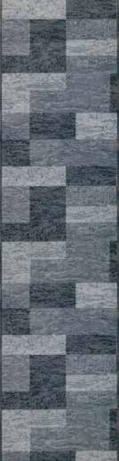 Levně Associated Weavers, Protiskluzový běhoun na míru Icona 97, šíře 120 cm, šedá, chodba / předsíň