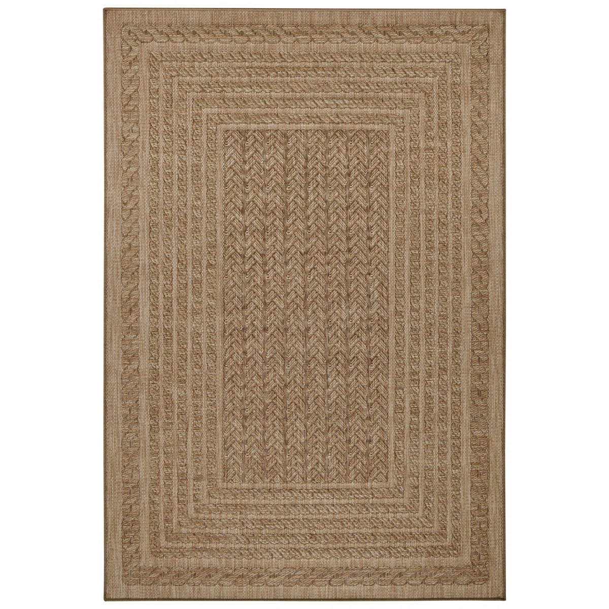 Kusový koberec Forest 103992 Beige/Brown – na ven i na doma