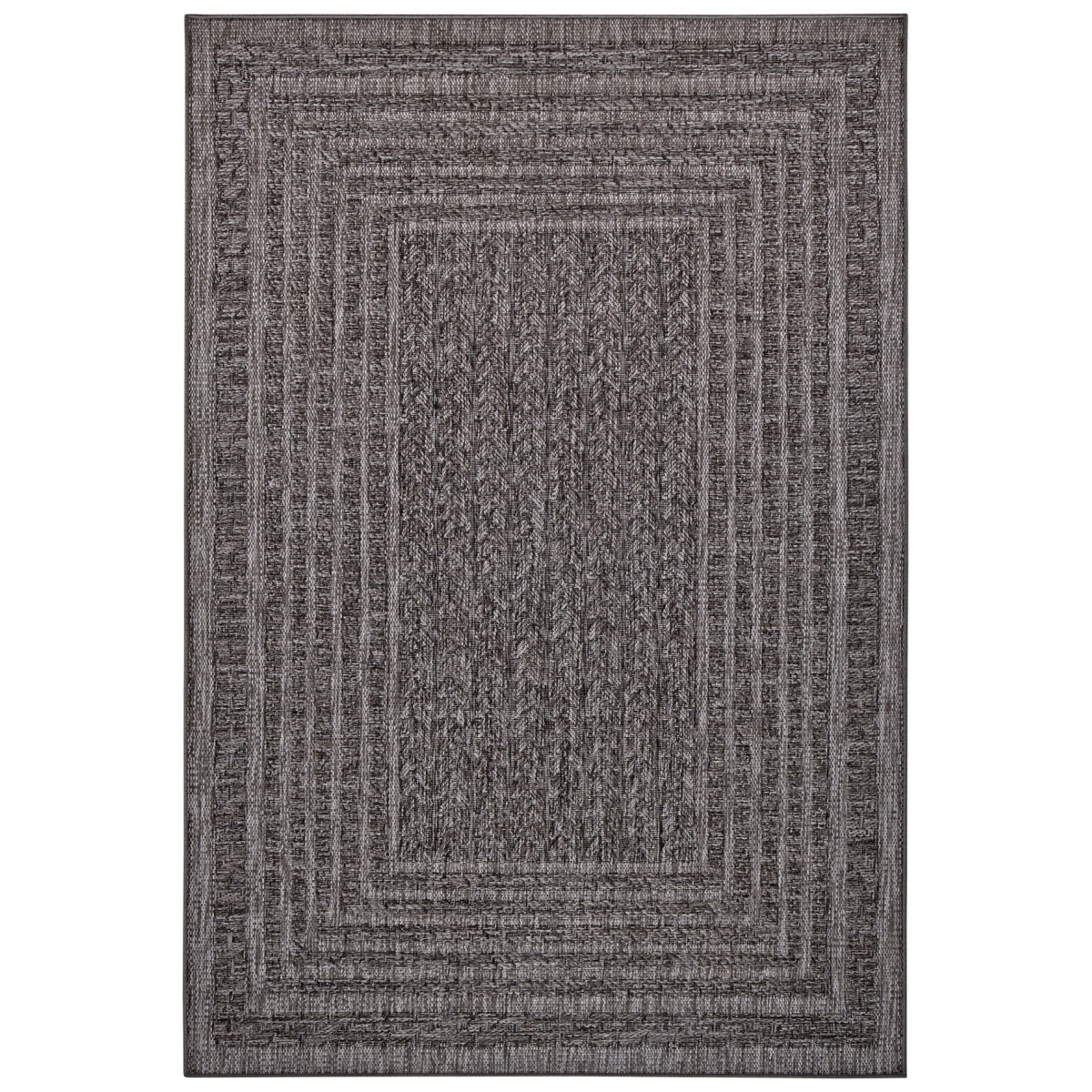 Kusový koberec Forest 103993 Darkgrey – na ven i na doma