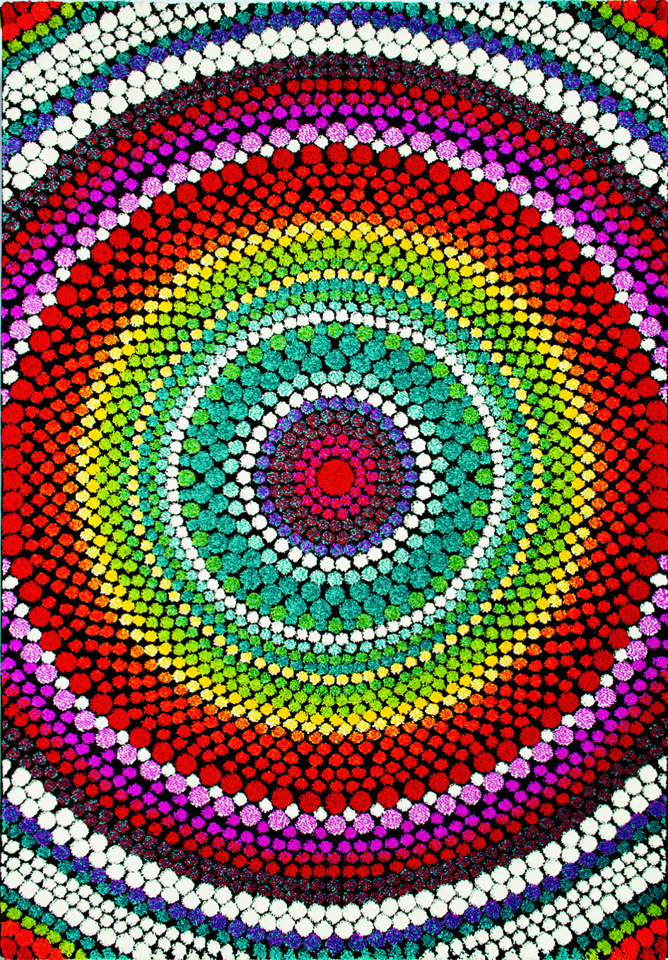 Levně Medipa (Merinos) koberce Kusový koberec Relief 22844-110 Multicolor - 140x200 cm