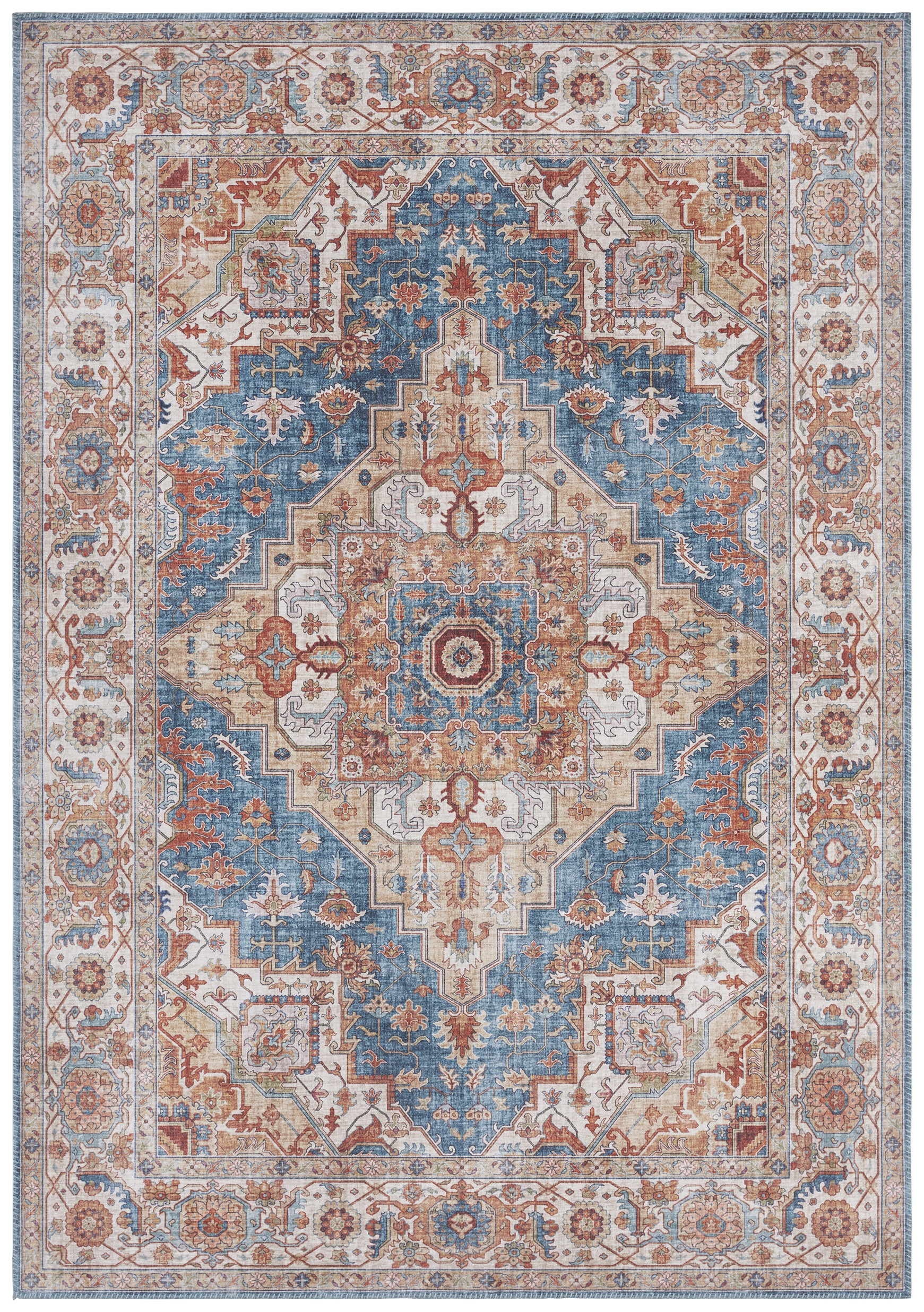 Levně Nouristan - Hanse Home koberce Kusový koberec Asmar 104014 Jeans blue - 120x160 cm