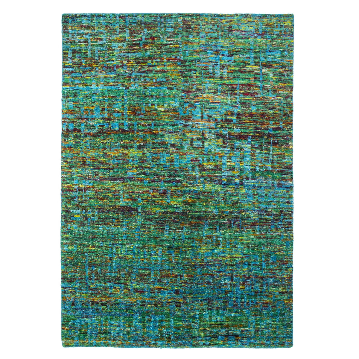 Ručně tkaný kusový koberec SAREE DE LUX 820 EMERALD
