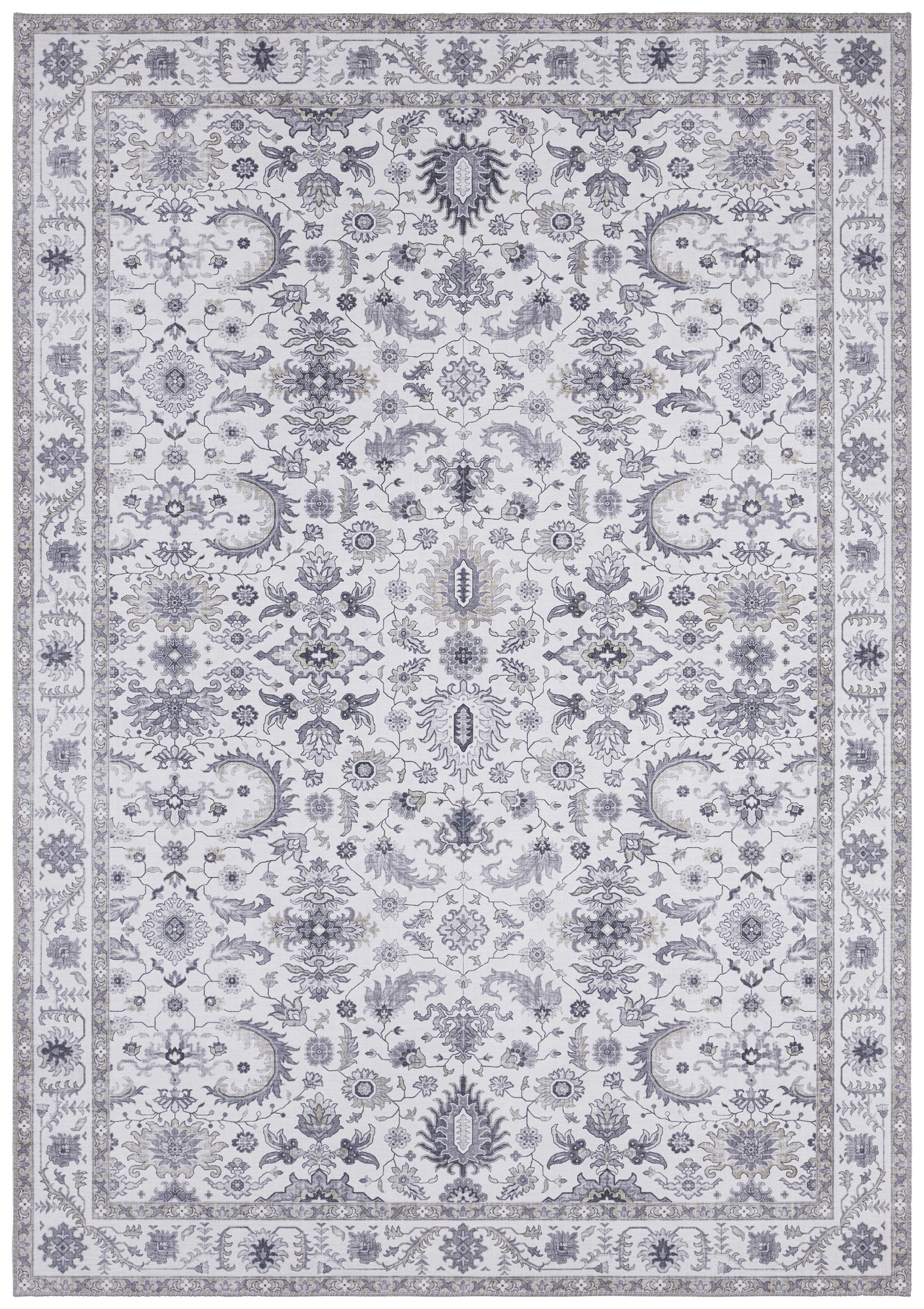 Levně Nouristan - Hanse Home koberce Kusový koberec Asmar 104006 Platinum/Grey - 160x230 cm