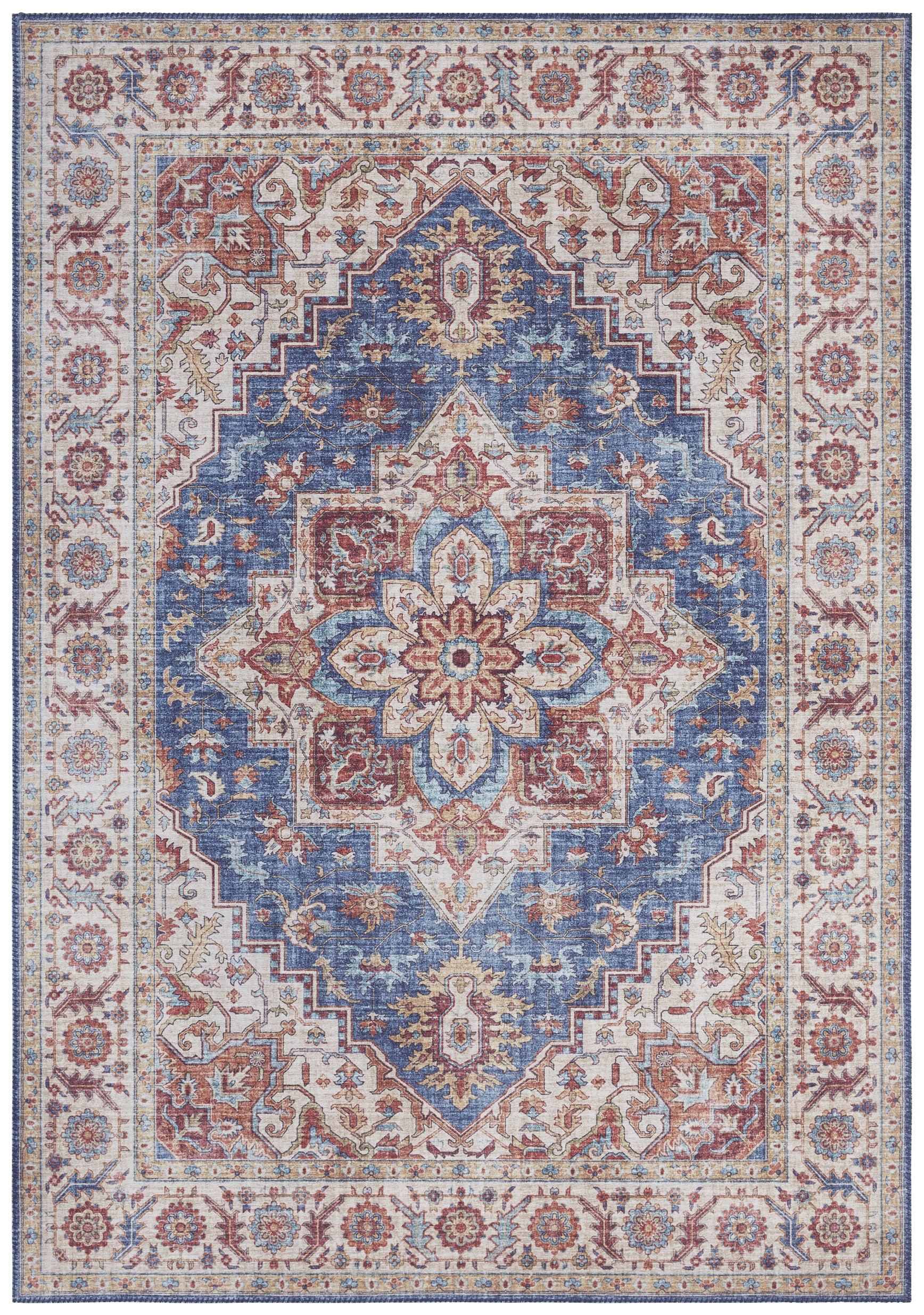 Levně Nouristan - Hanse Home koberce Kusový koberec Asmar 104001 Jeans/Blue - 160x230 cm