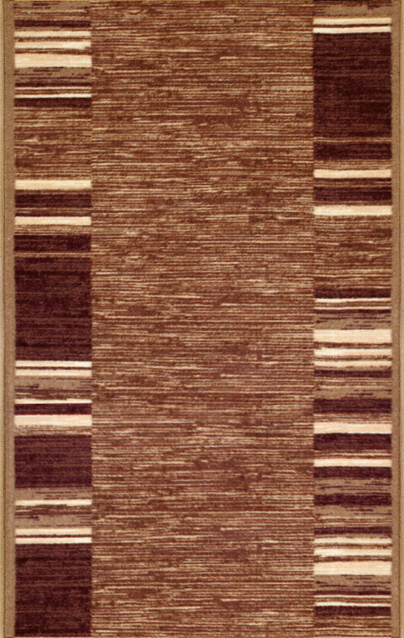 Levně Associated Weavers koberce Protiskluzový běhoun na míru Adagio 17 hnědý - šíře 110 cm