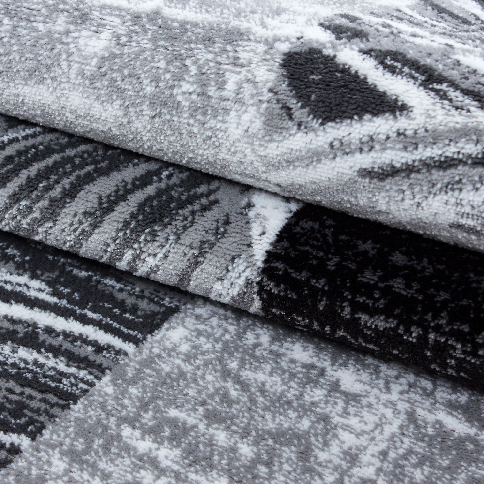 Ayyildiz, Kusový koberec Parma 9220 black, 80x150, šedá, chodba / předsíň