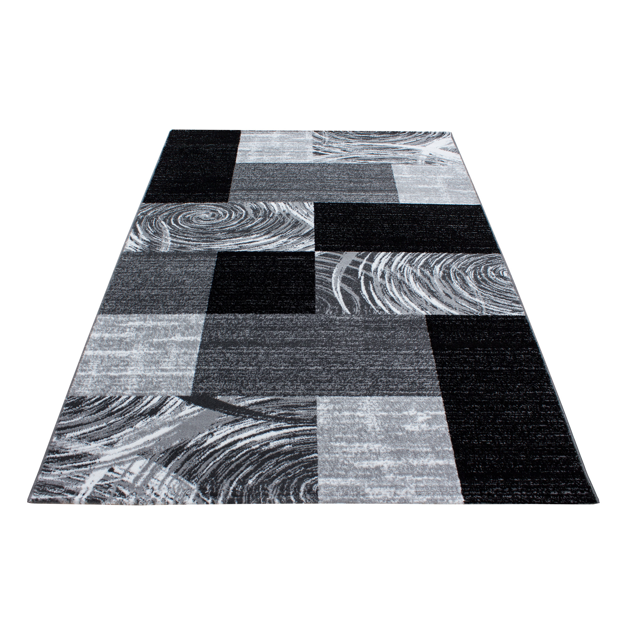 Ayyildiz, Kusový koberec Parma 9220 black, 80x150, šedá, chodba / předsíň