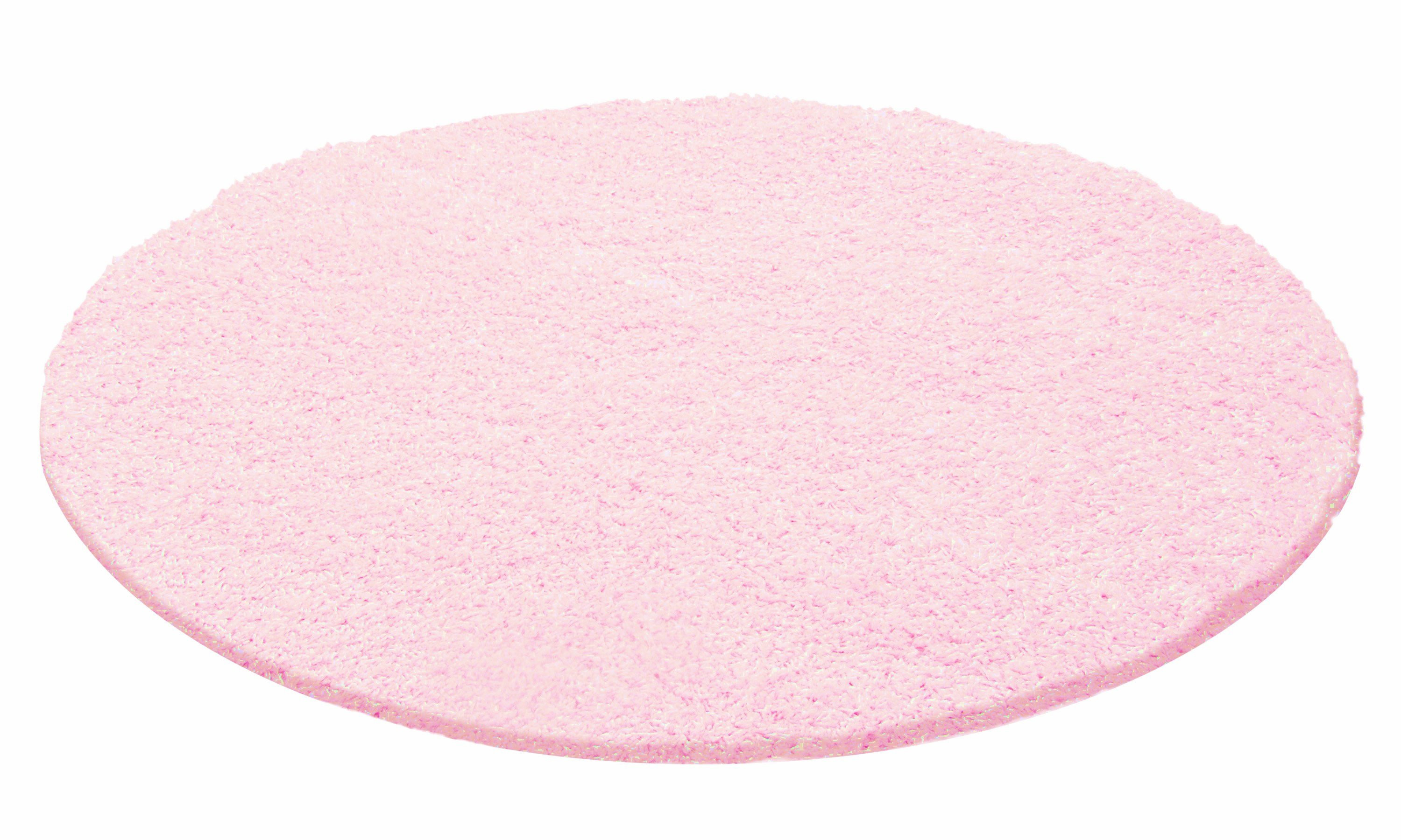 Kusový koberec Life Shaggy 1500 pink kruh