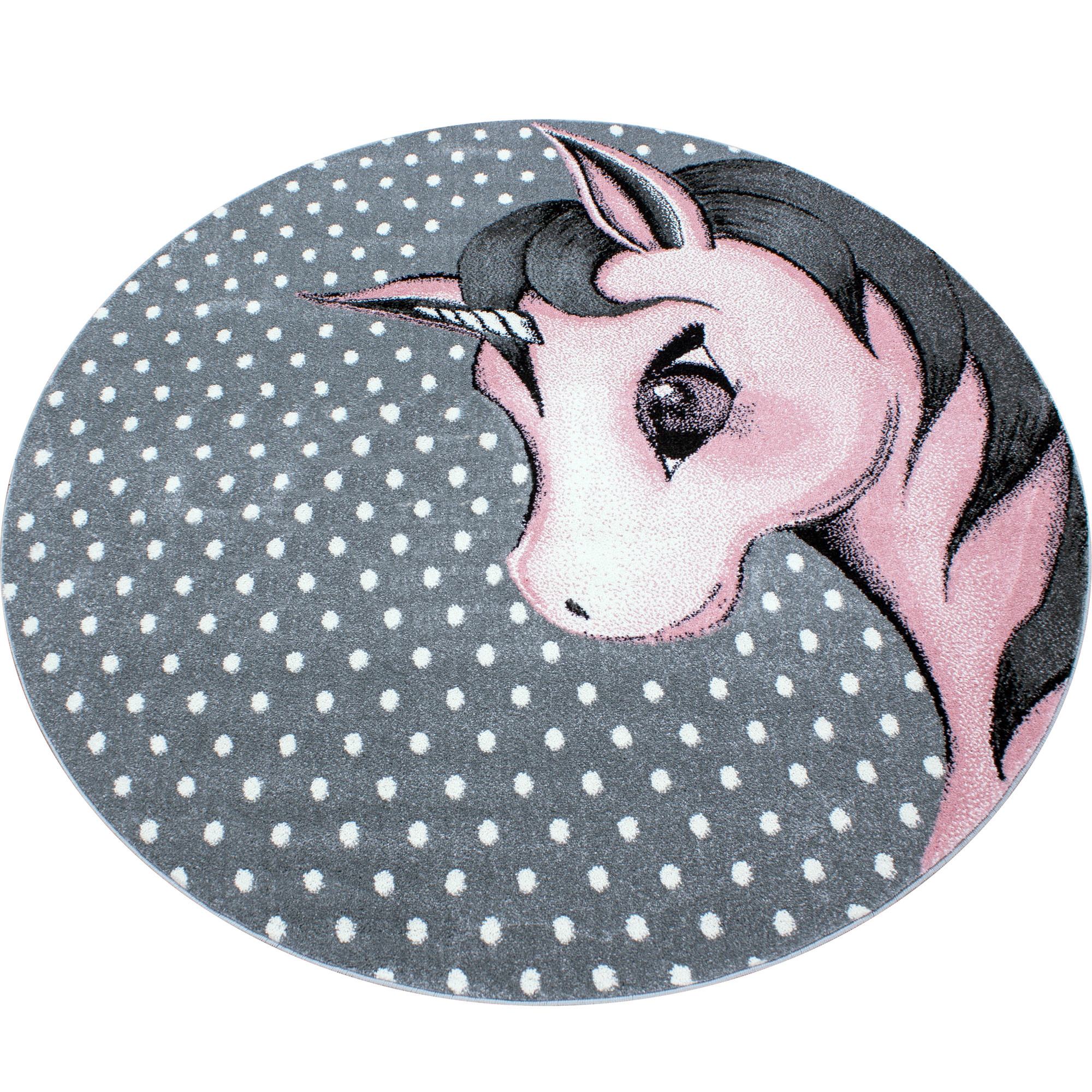 Levně Ayyildiz koberce Dětský kusový koberec Kids 590 pink kruh - 160x160 (průměr) kruh cm