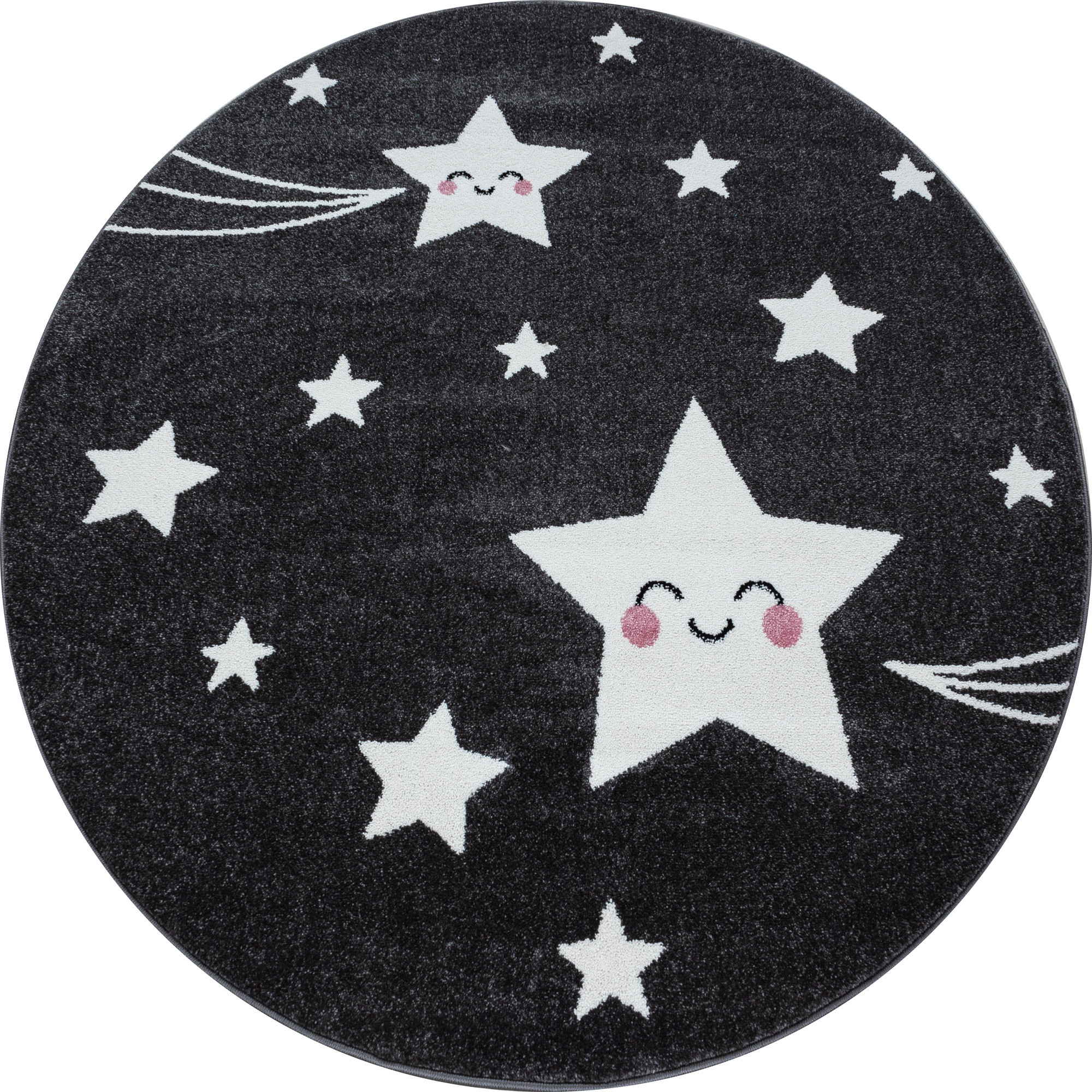 Levně Ayyildiz koberce Dětský kusový koberec Kids 610 grey kruh - 120x120 (průměr) kruh cm