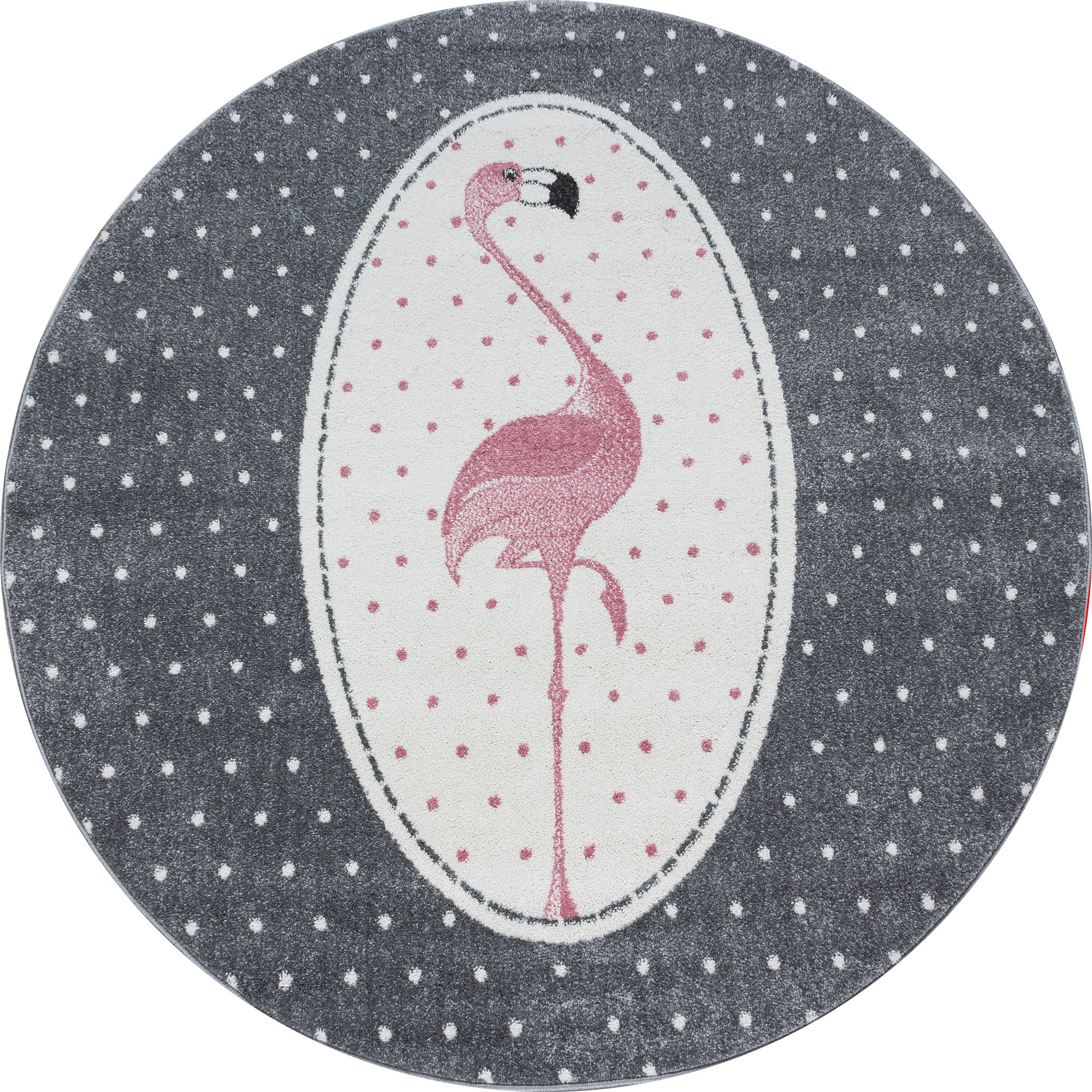 Levně Ayyildiz koberce Dětský kusový koberec Kids 630 pink kruh - 160x160 (průměr) kruh cm