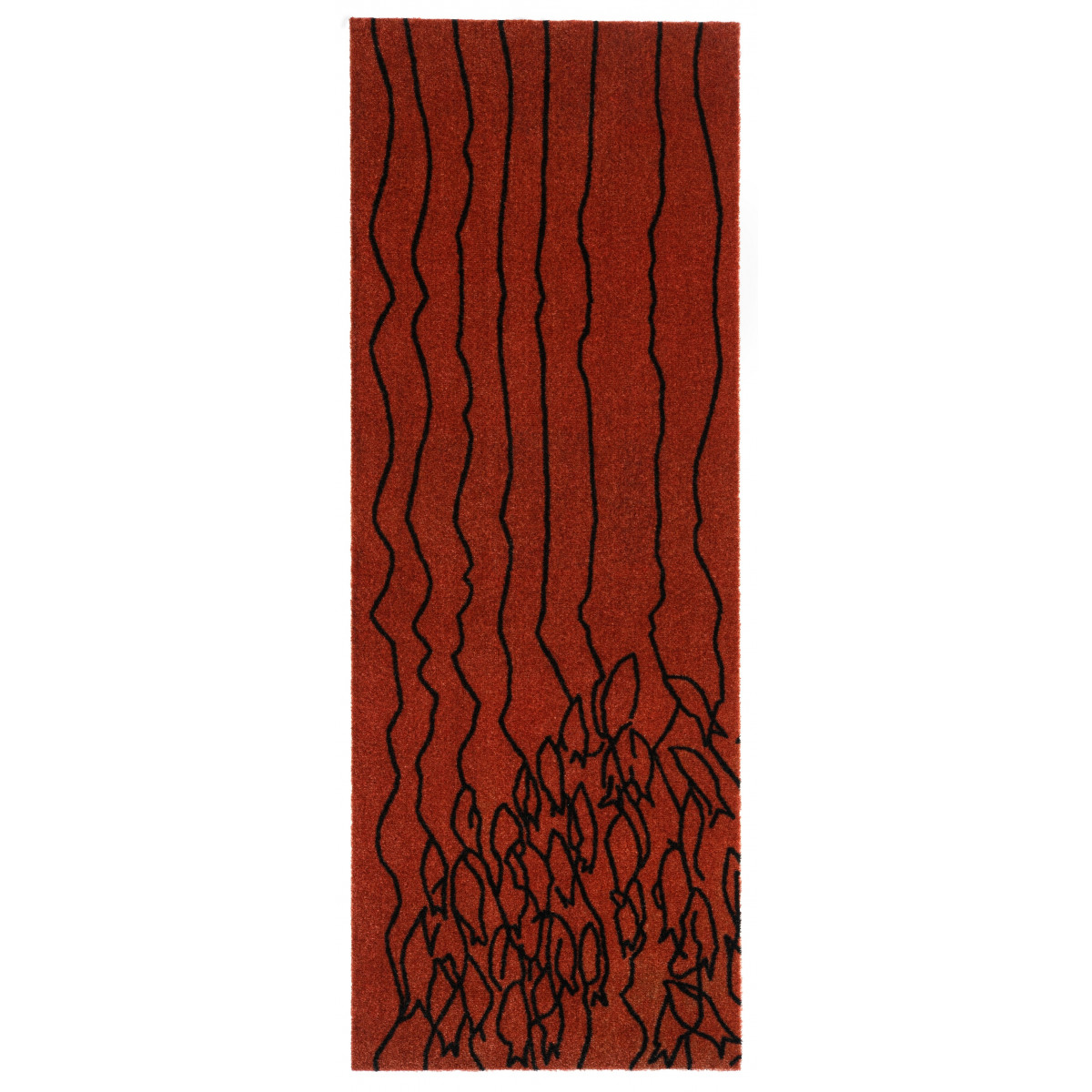 Protiskluzový běhoun Viva 104043 Red/Brown z kolekce Elle – na ven i na doma
