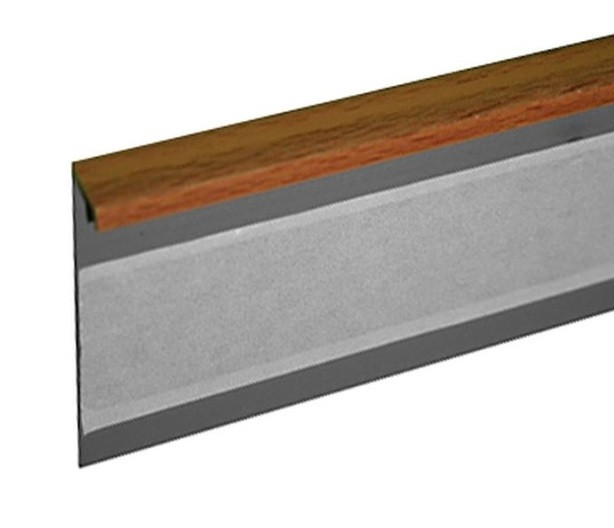 Döllken, Kobercová (soklová) lišta TL55 57 buk 250 cm, 2500x55x10 mm, hnědá