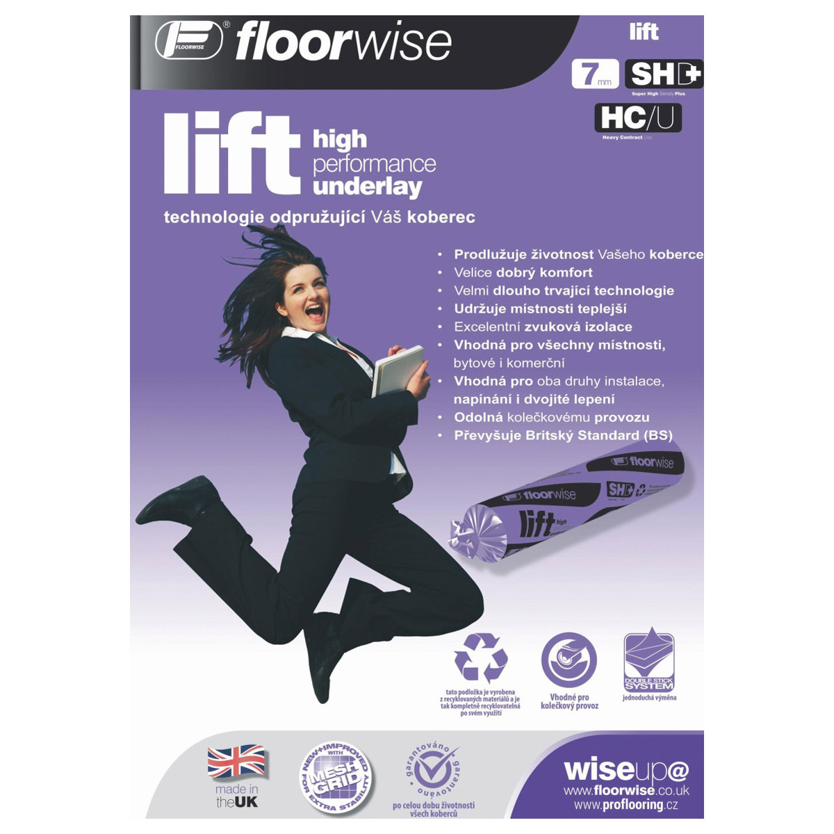 Podložka pod koberec Floorwise Lift