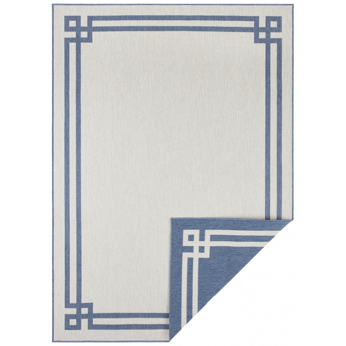 Kusový koberec Twin Supreme 104146 Blue/Cream – na ven i na doma
