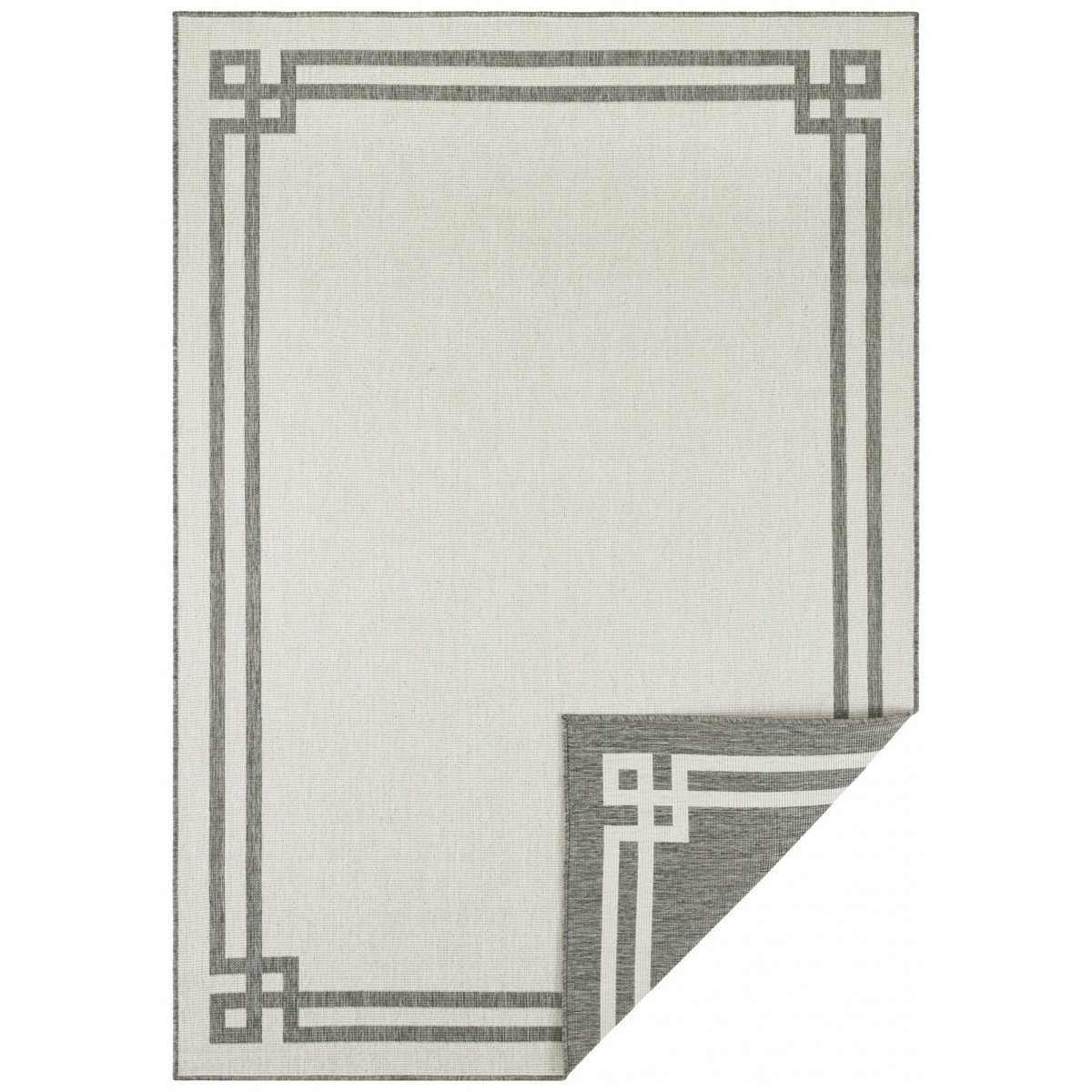 Kusový koberec Twin Supreme 104144 Grey/Cream – na ven i na doma