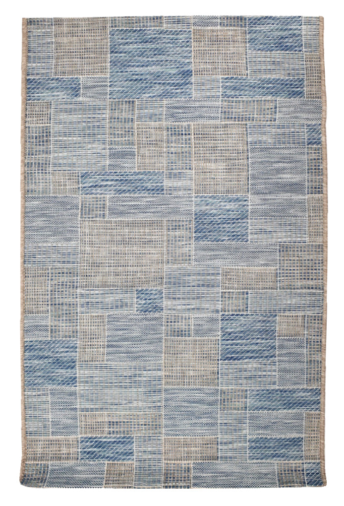 Levně Kusový koberec Terazza 21107-733 Ivory Silver/Blue – na ven i na doma - 160x230 cm