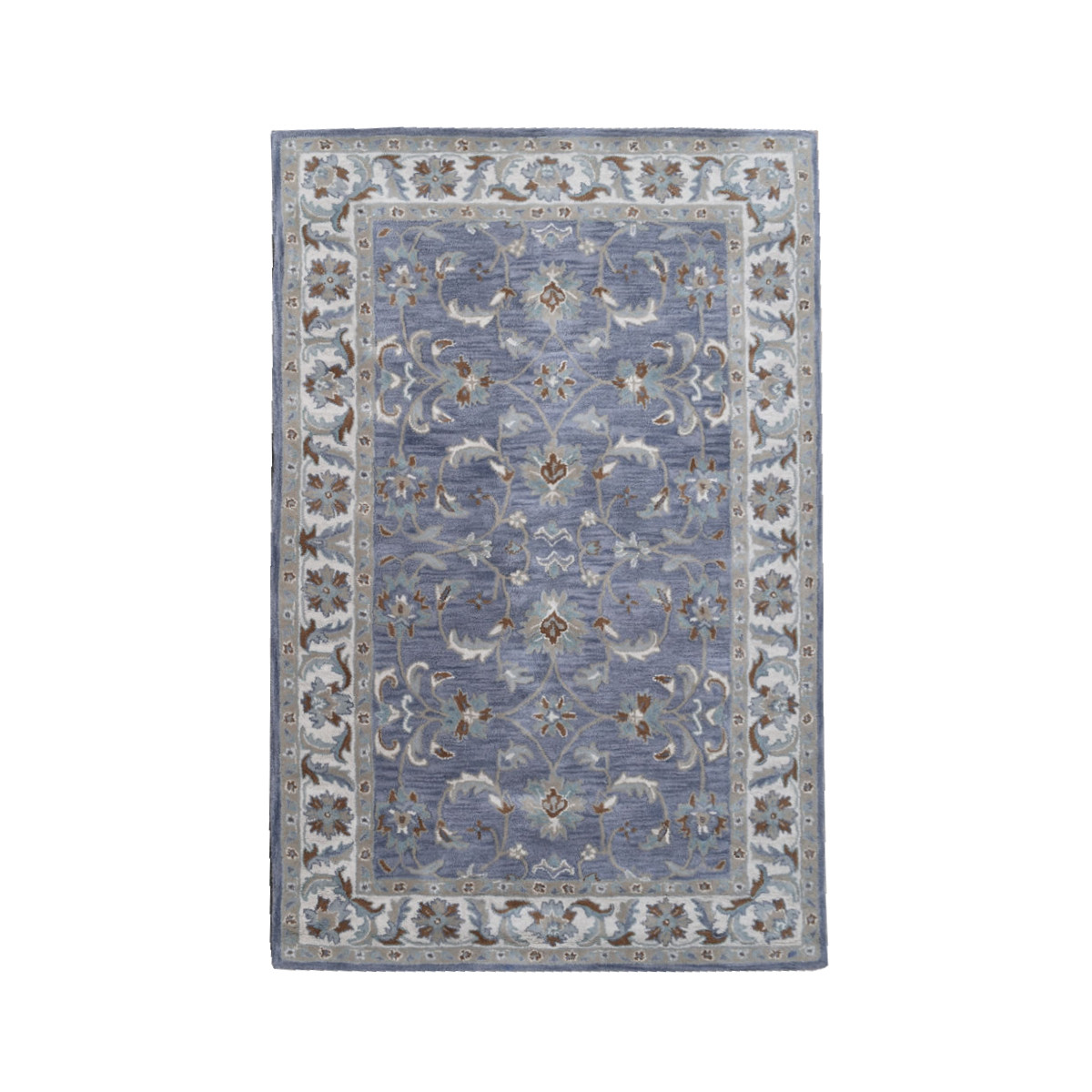 Ručně všívaný vlněný koberec DOO-1