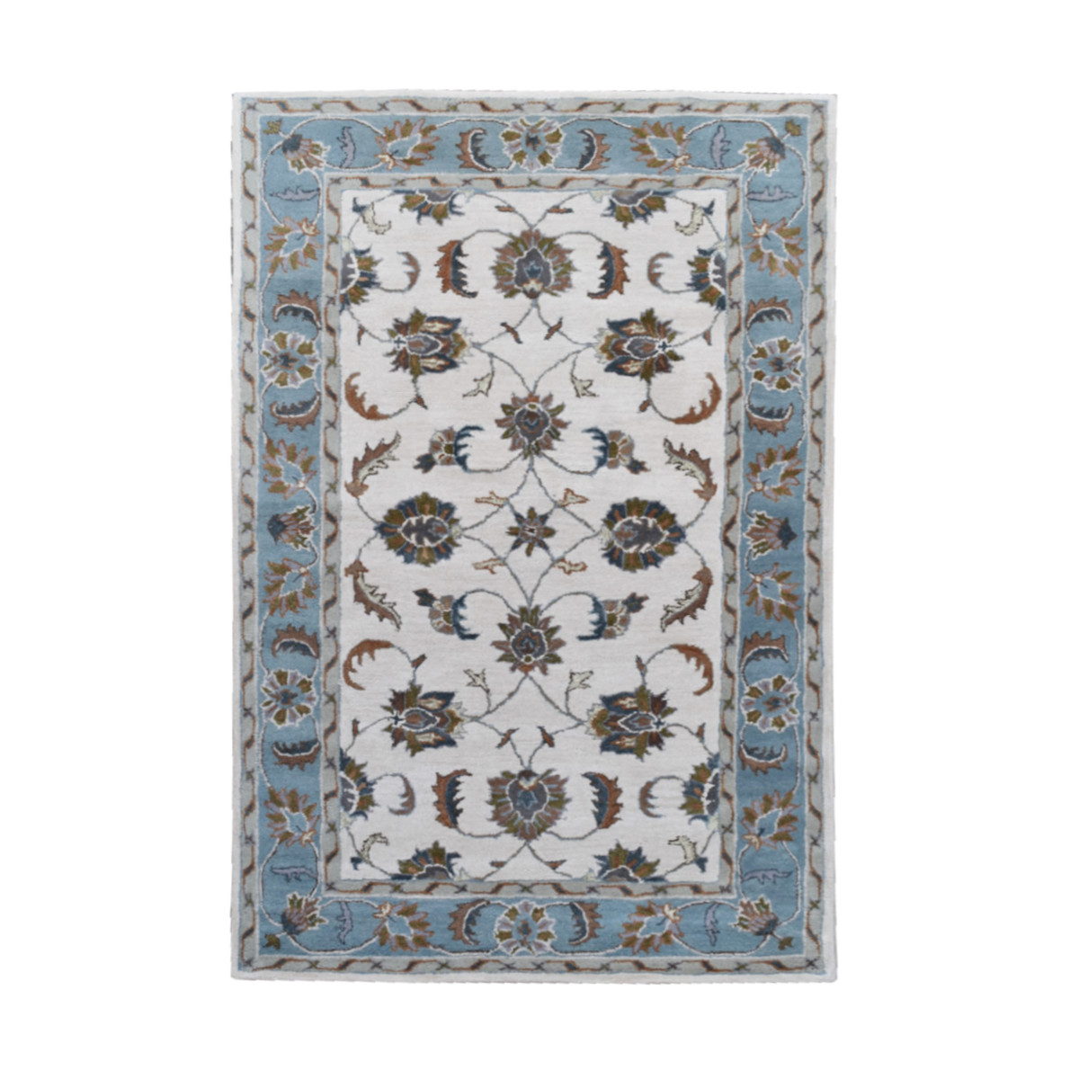 Ručně všívaný vlněný koberec DOO-4