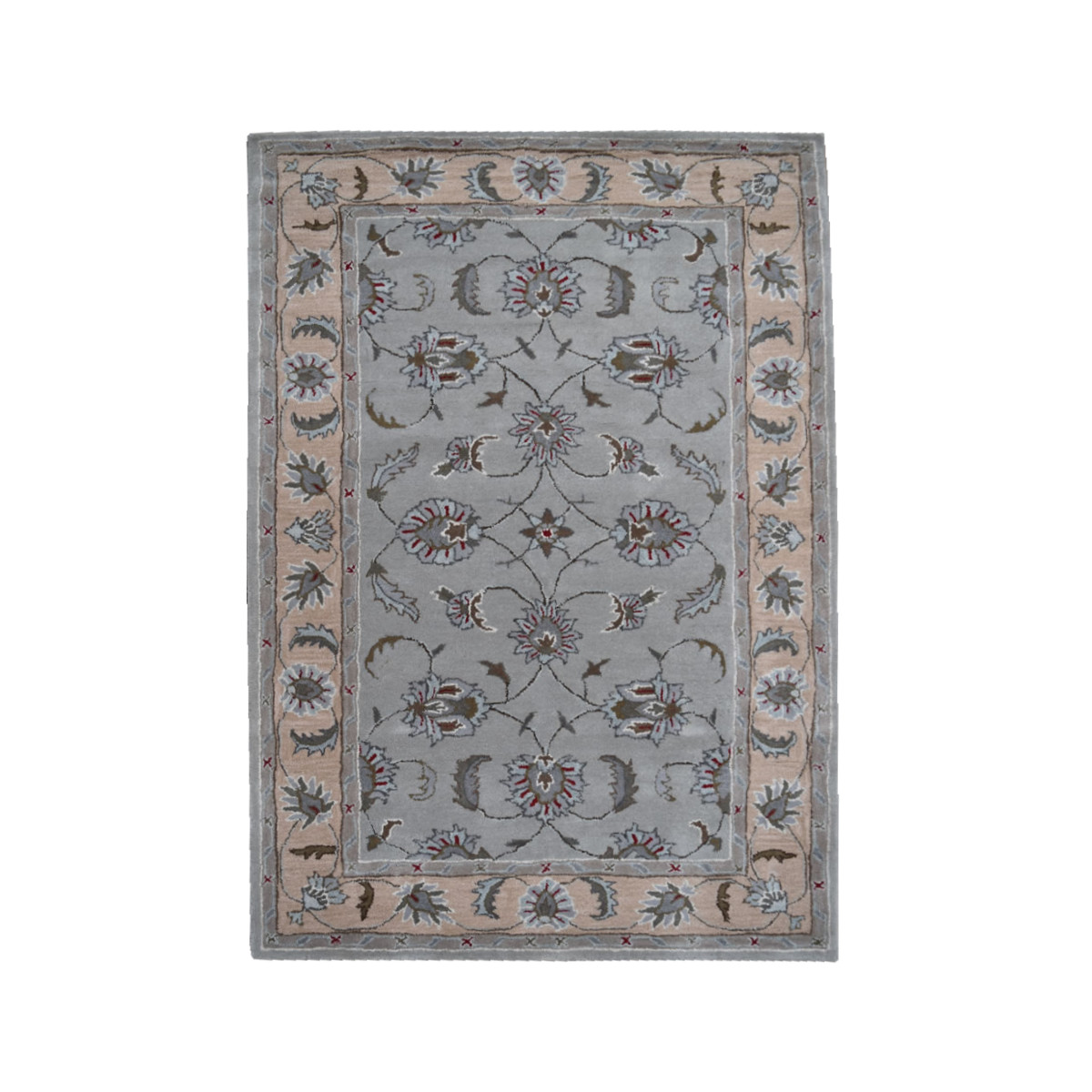 Ručně všívaný vlněný koberec DOO-18