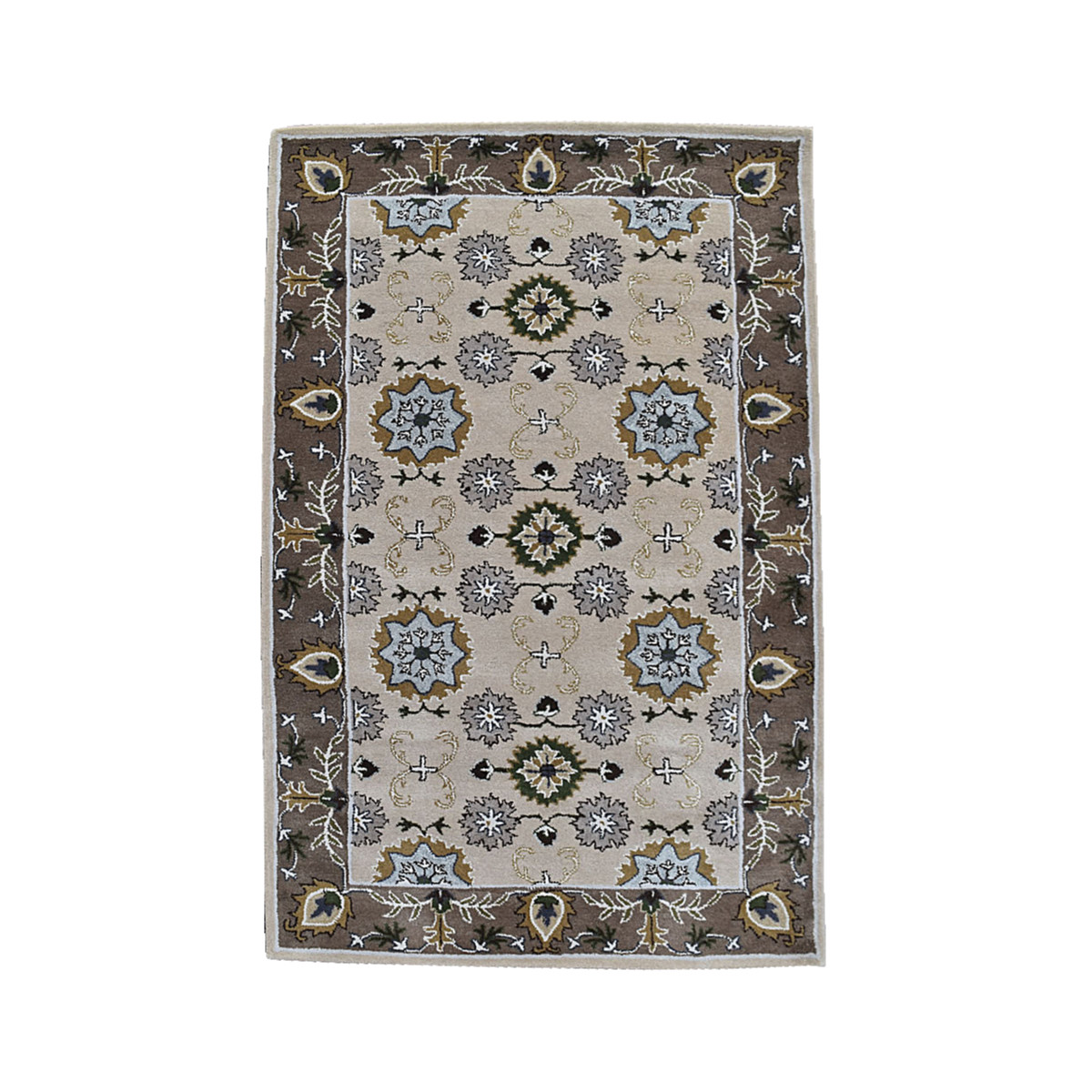 Ručně všívaný vlněný koberec DOO-76