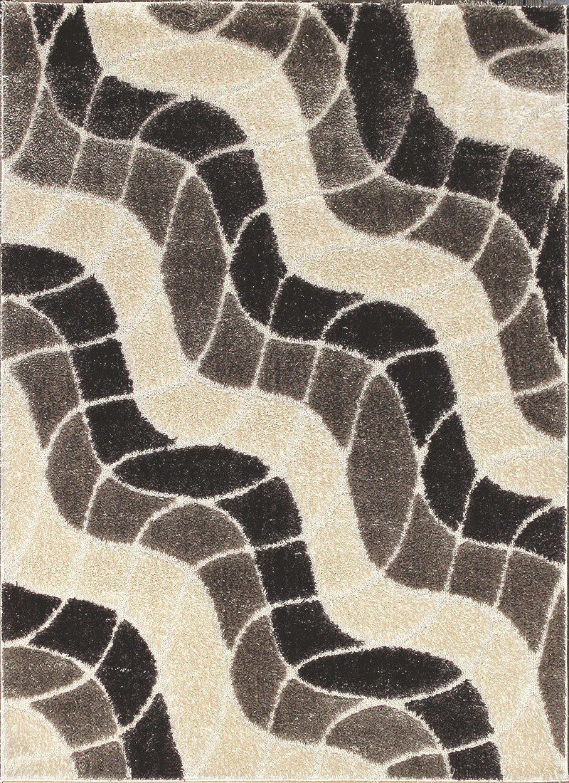 Levně Berfin Dywany Kusový koberec Seher 3D 2616 Brown Beige - 120x180 cm
