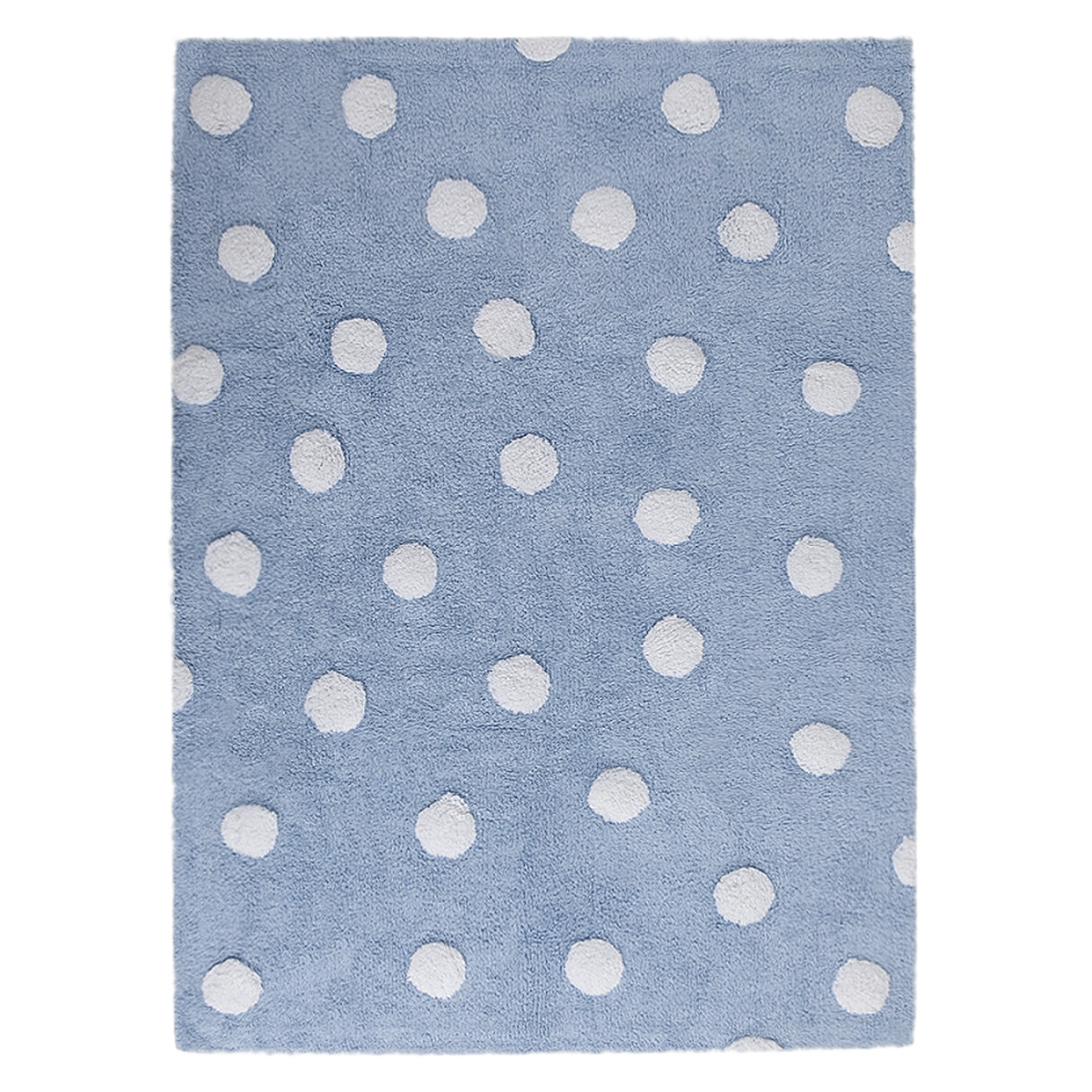 Pro zvířata: Pratelný koberec Polka Dots Blue-White