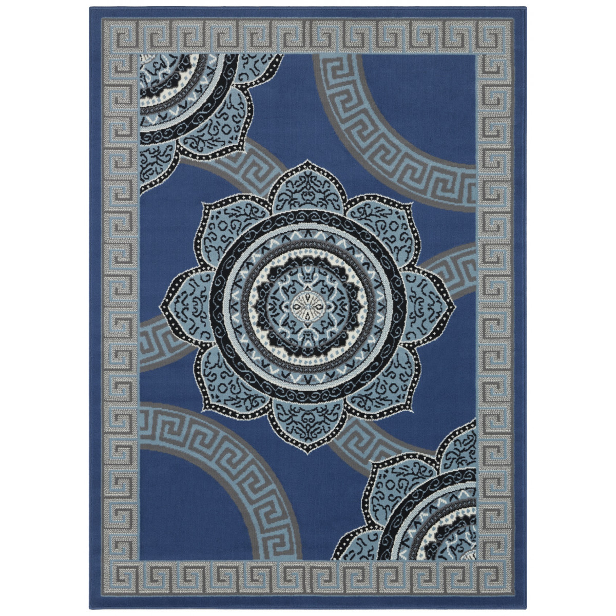 Kusový orientální koberec Mujkoberec Original 104308 Jeans/Blue