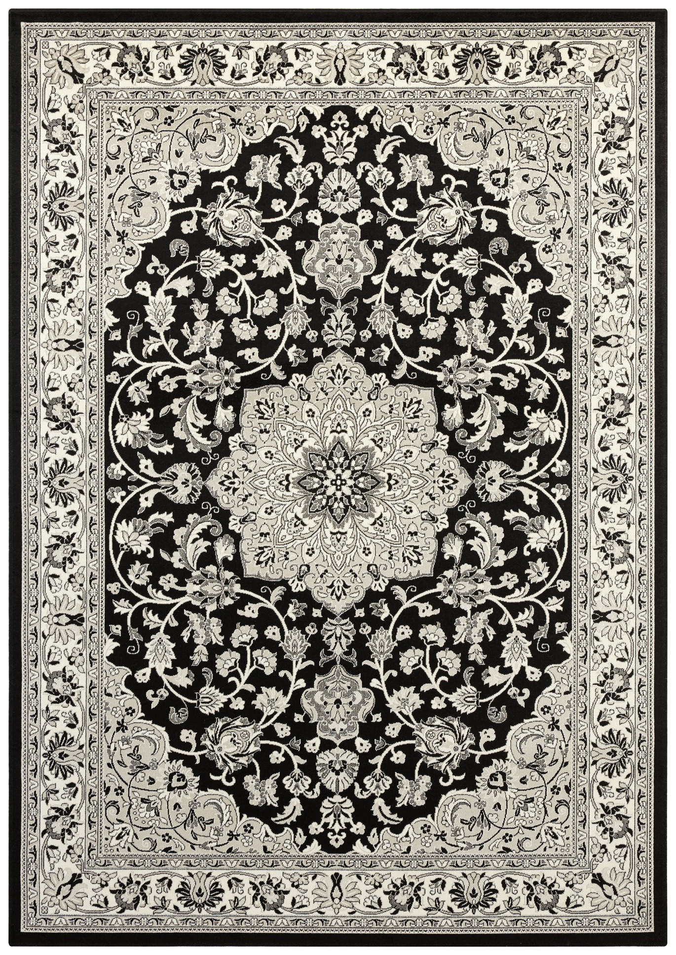 Levně Mujkoberec Original Kusový koberec Mujkoberec Original 104226 Black/Grey - 160x230 cm