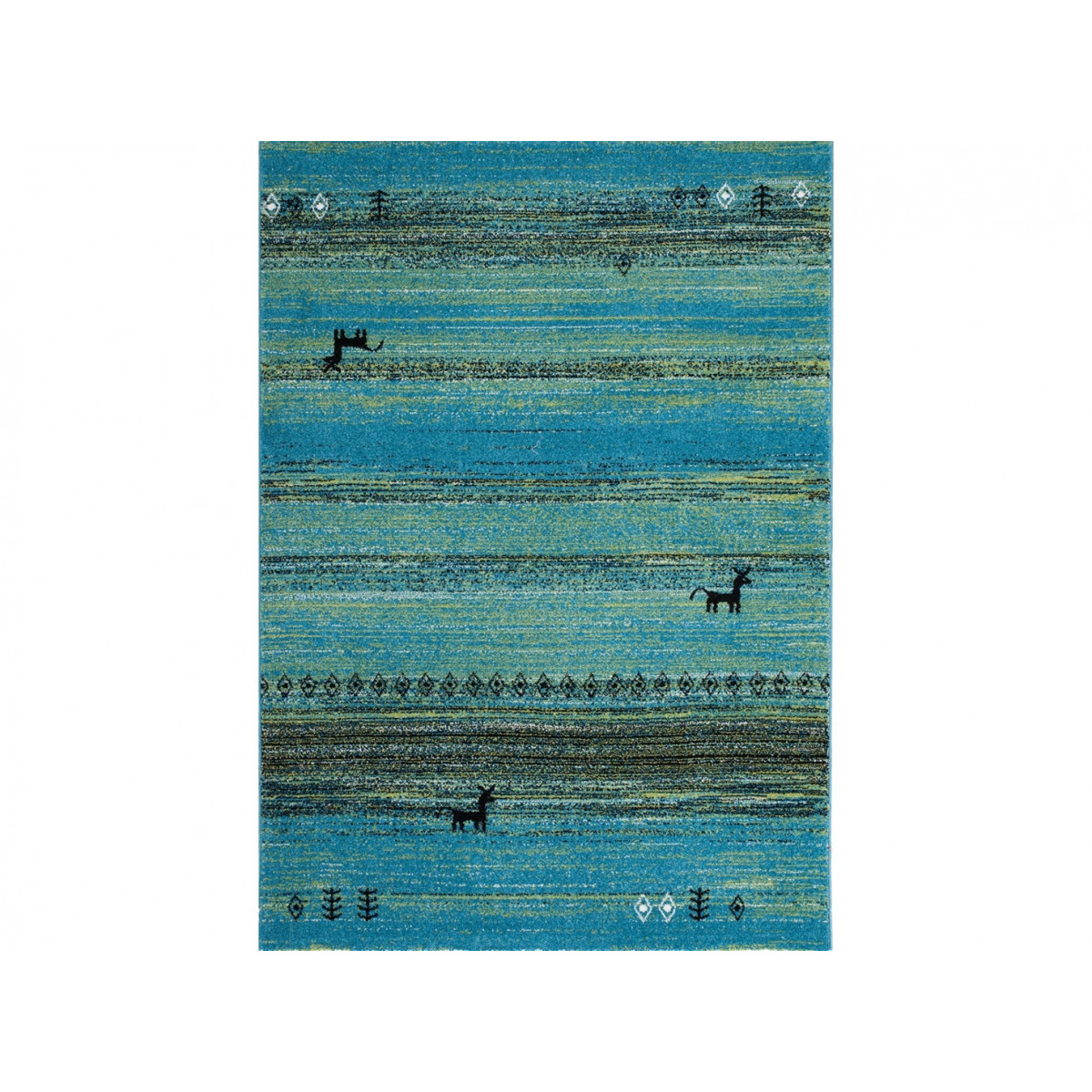 Kusový koberec Gabbeh 412 turquoise