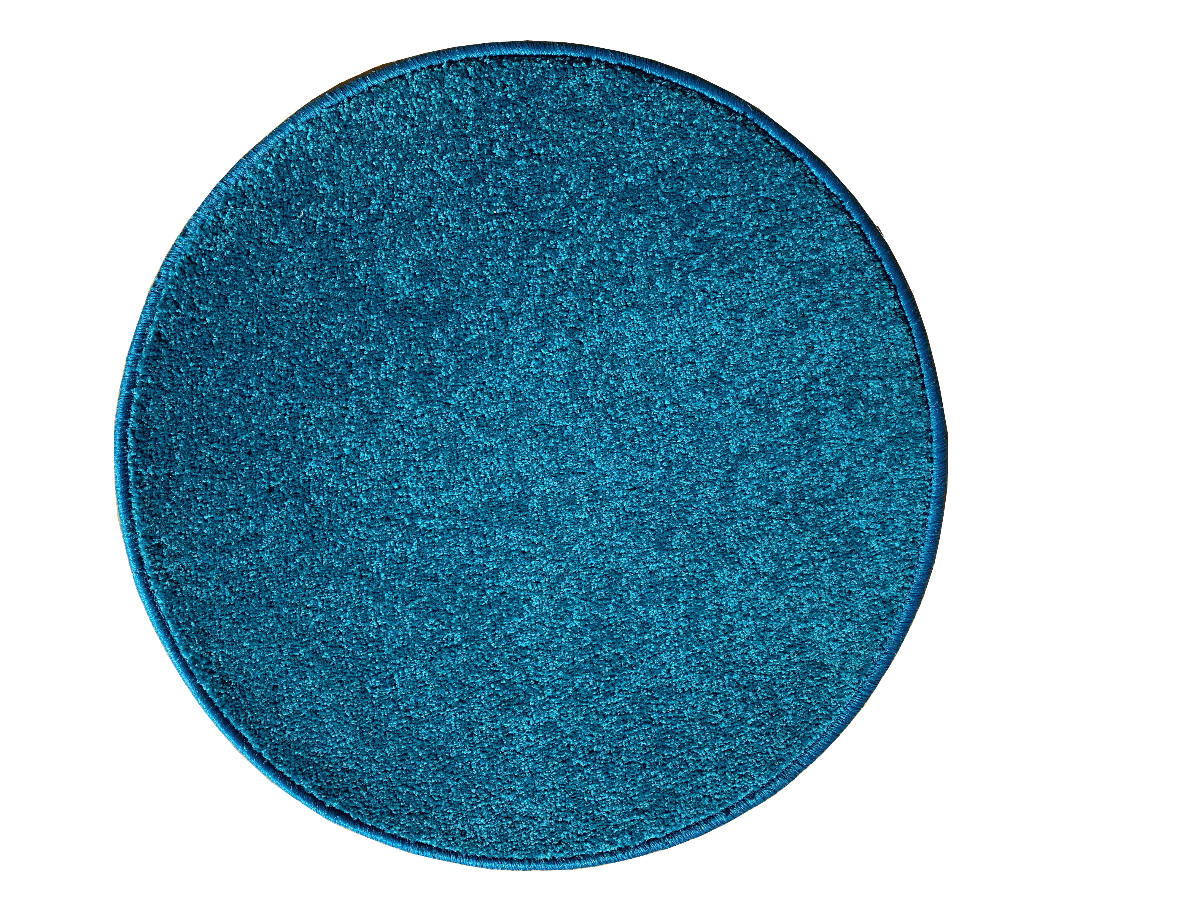 Levně Vopi koberce Kusový koberec Eton Exklusive turkis kruh - 67x67 (průměr) kruh cm