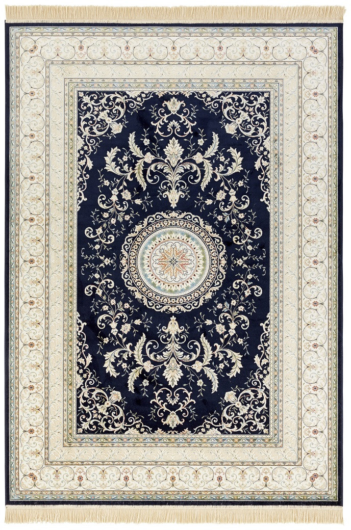 Levně Nouristan - Hanse Home koberce Kusový koberec Naveh 104371 Dark-blue - 135x195 cm
