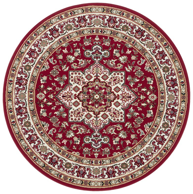 Levně Nouristan - Hanse Home koberce Kruhový koberec Mirkan 104103 Red - 160x160 (průměr) kruh cm