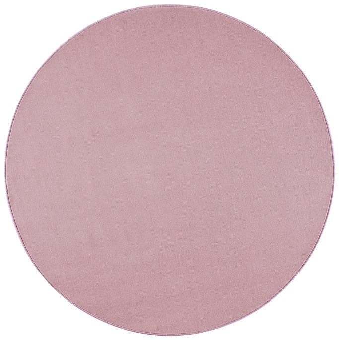Levně Hanse Home Collection koberce Kusový koberec Nasty 104446 Light-Rose - 133x133 (průměr) kruh cm