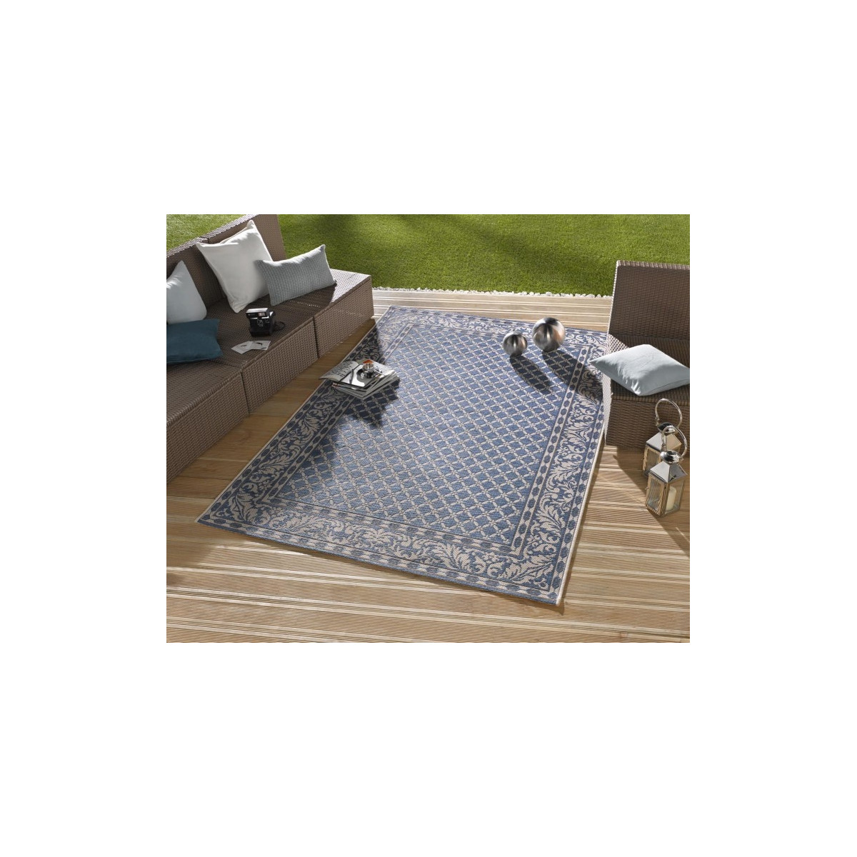 Kusový koberec BOTANY Royal Blau 102476 - venkovní (outdoor)