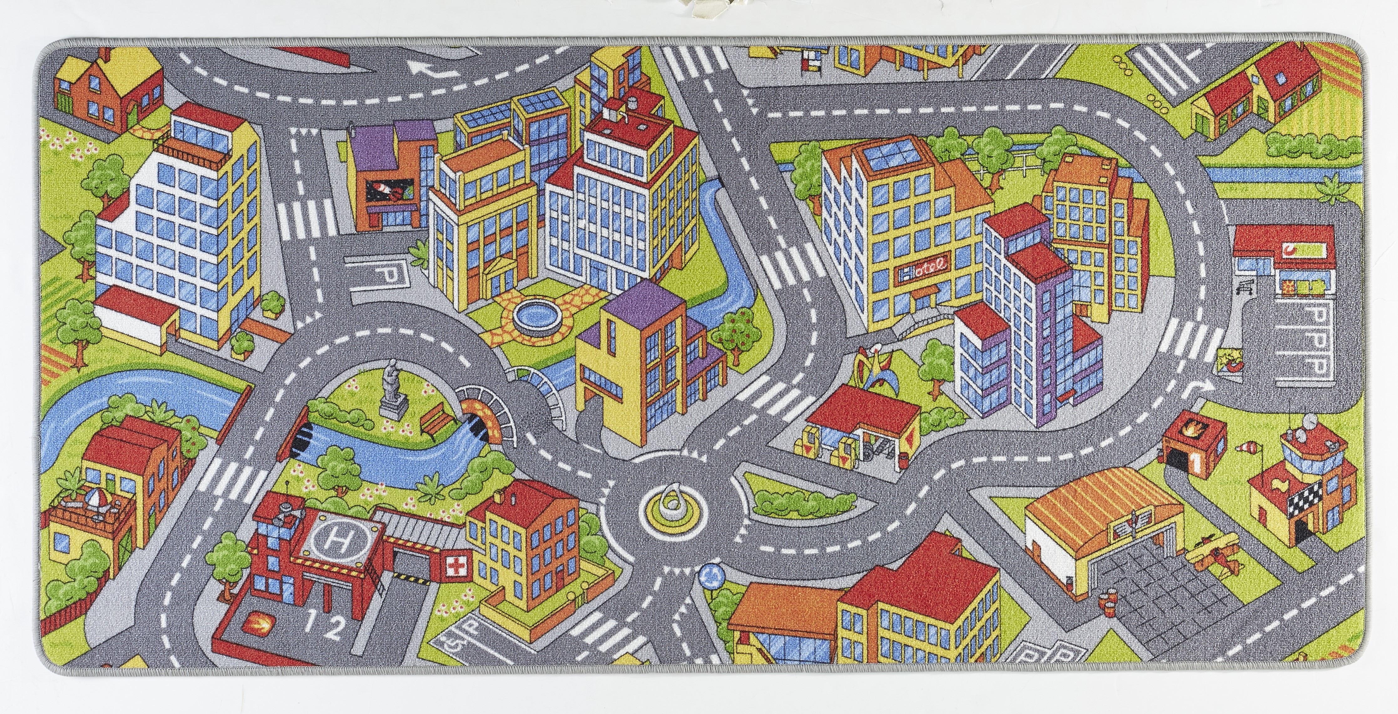 Levně Hanse Home Collection koberce Dětský kusový koberec Play 102379 (silnice) - 140x200 cm
