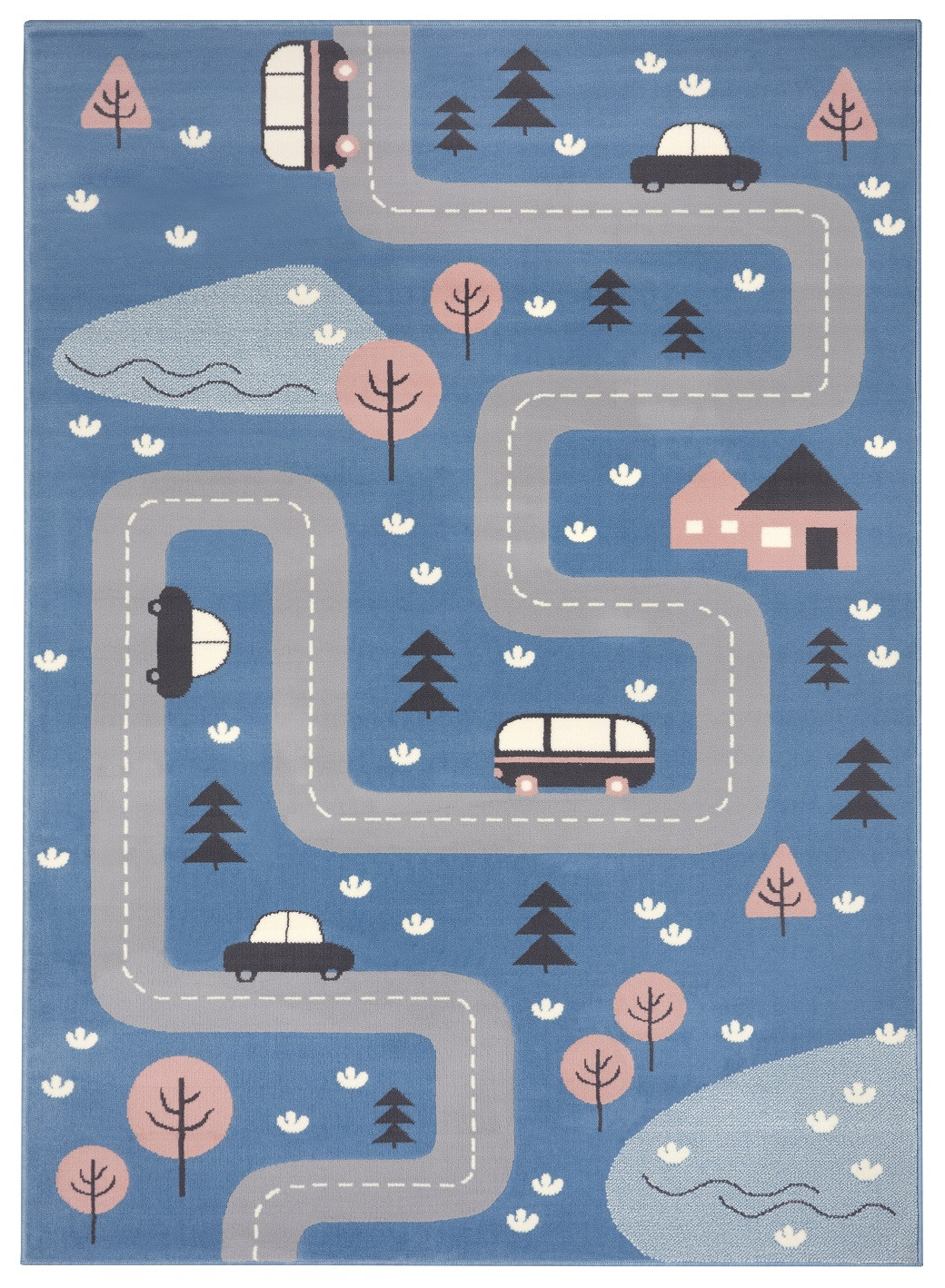 Levně Hanse Home Collection koberce Dětský koberec Adventures 104536 Sky-blue - 120x170 cm