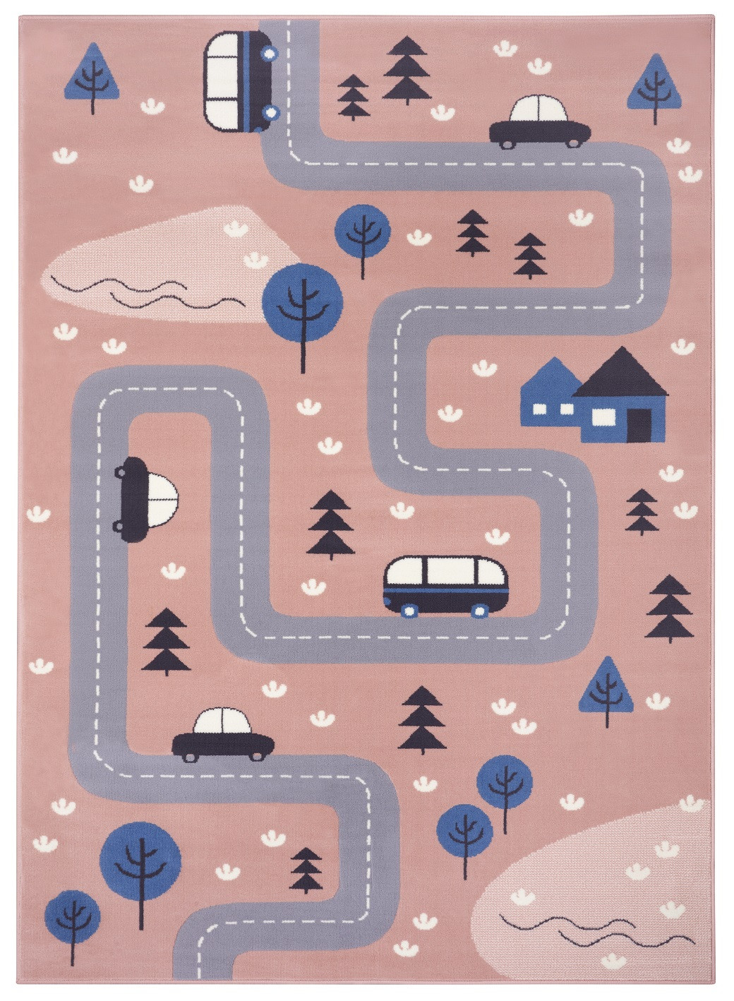 Levně Hanse Home Collection koberce Dětský koberec Adventures 104538 Rose - 120x170 cm